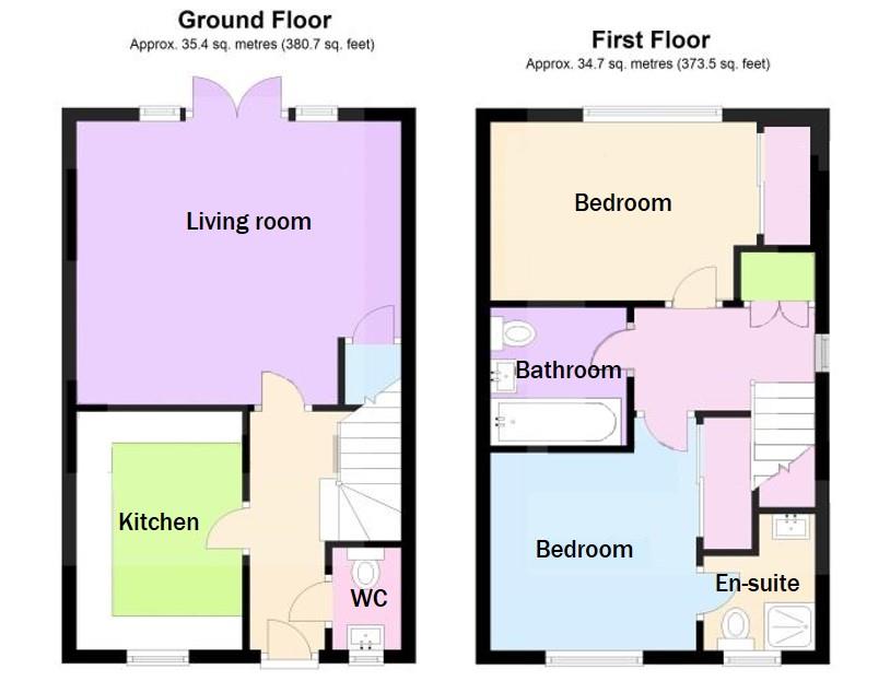 2 Bedrooms End terrace house for sale in Farm Close, Ware SG12