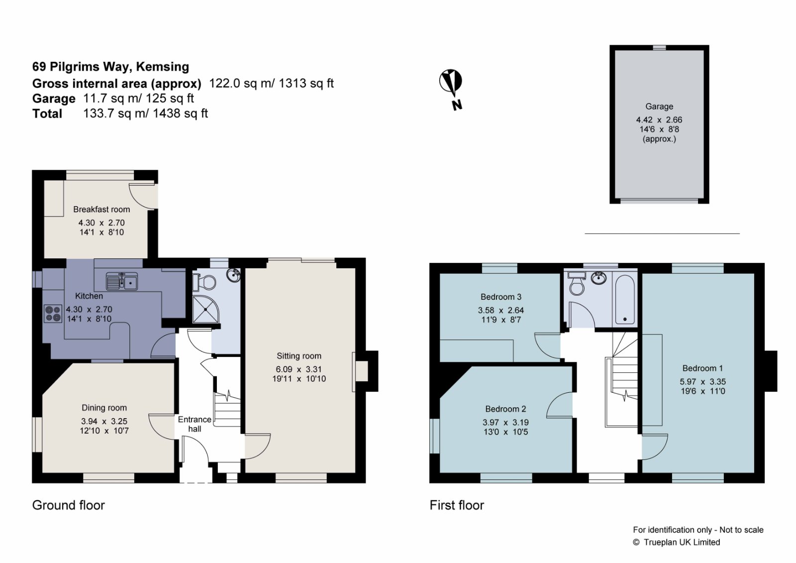 69, Pilgrims Way, Sevenoaks floorplan
