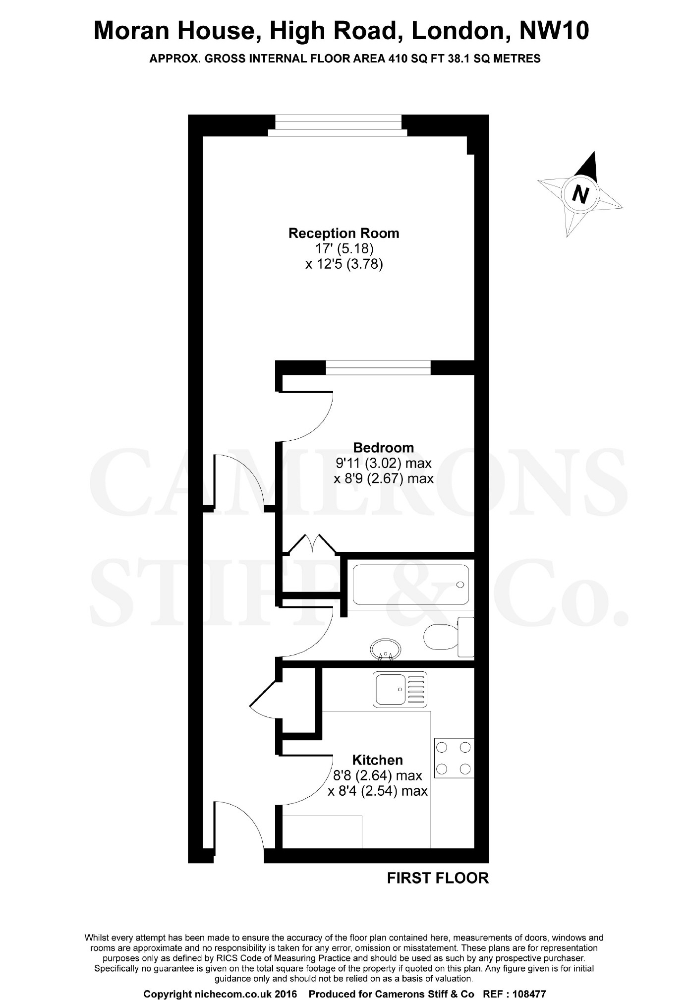 0 Bedrooms Studio to rent in High Road, Dollis Hill, London NW10