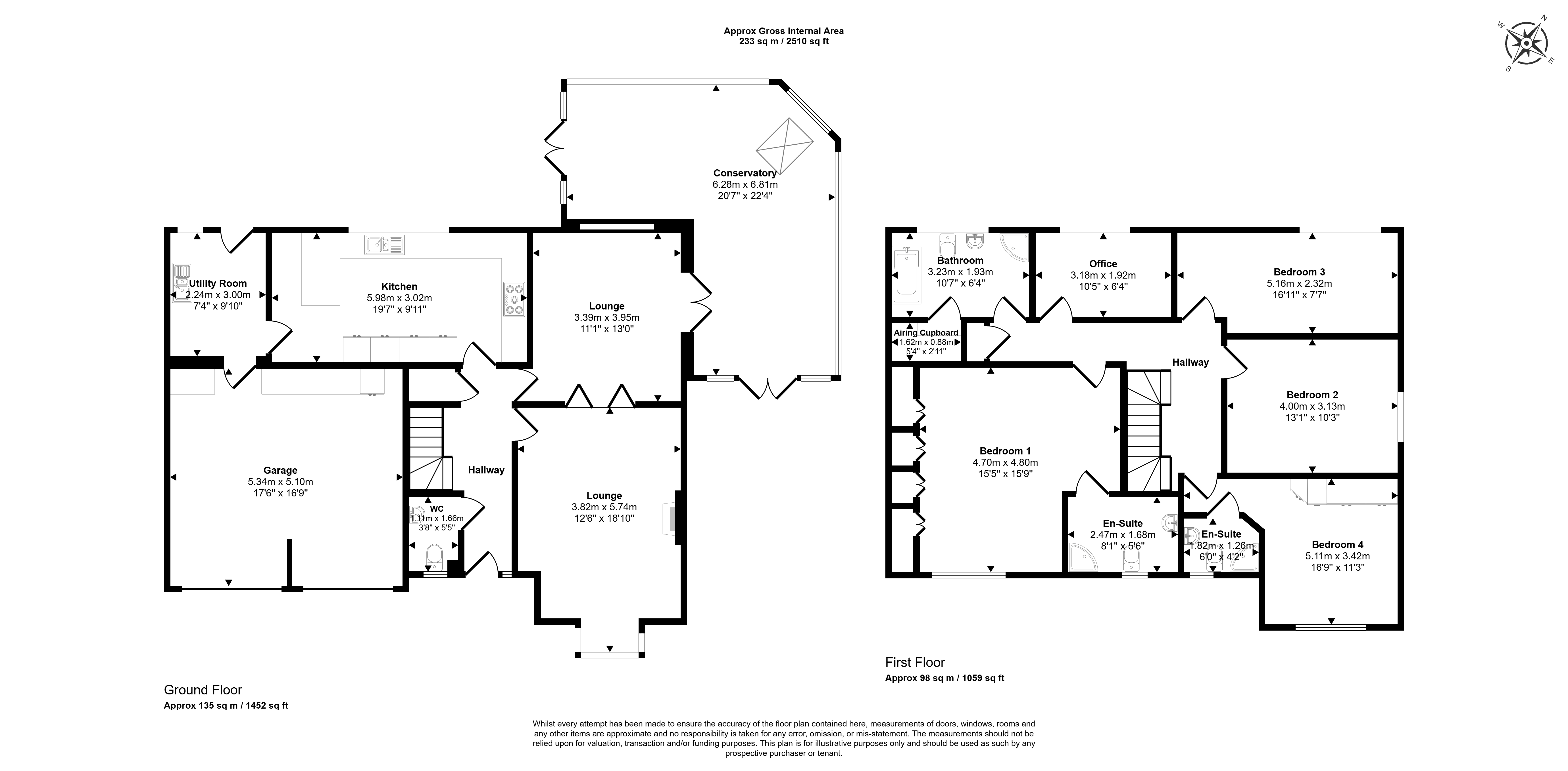 1, Hawkworth, Tyldesley floorplan