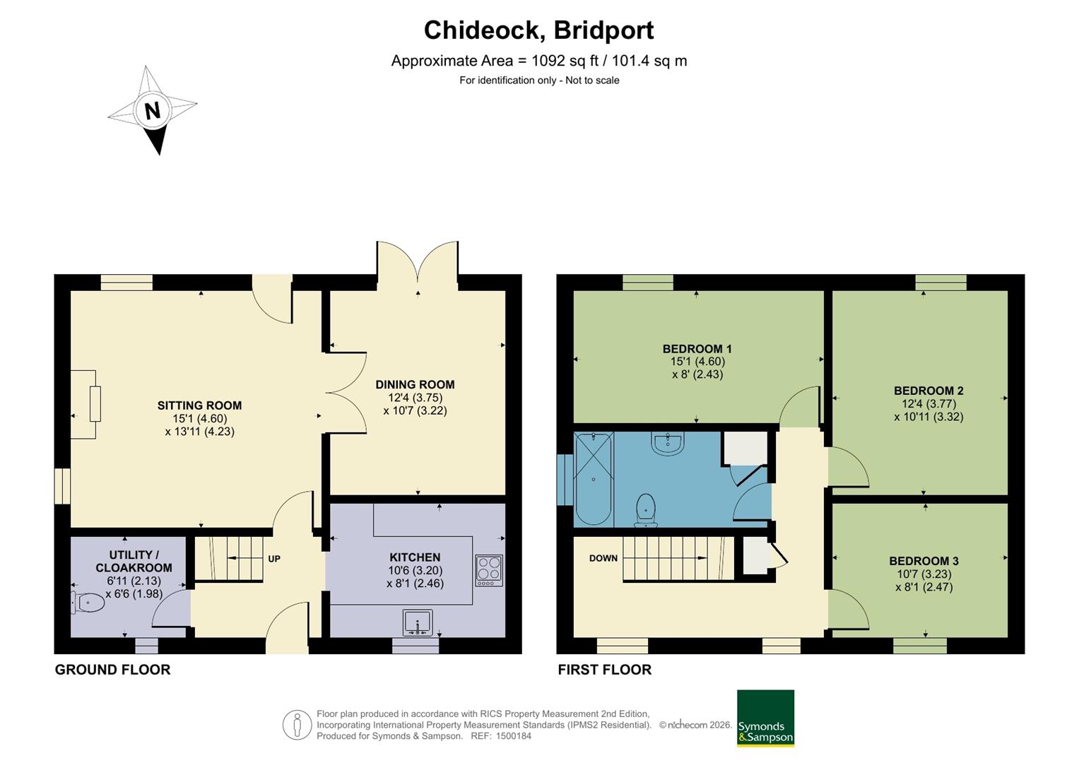 Willens Cottage, Bridport floorplan