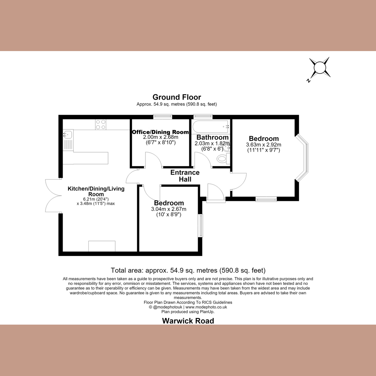 153, Warwick Road, Rayleigh floorplan