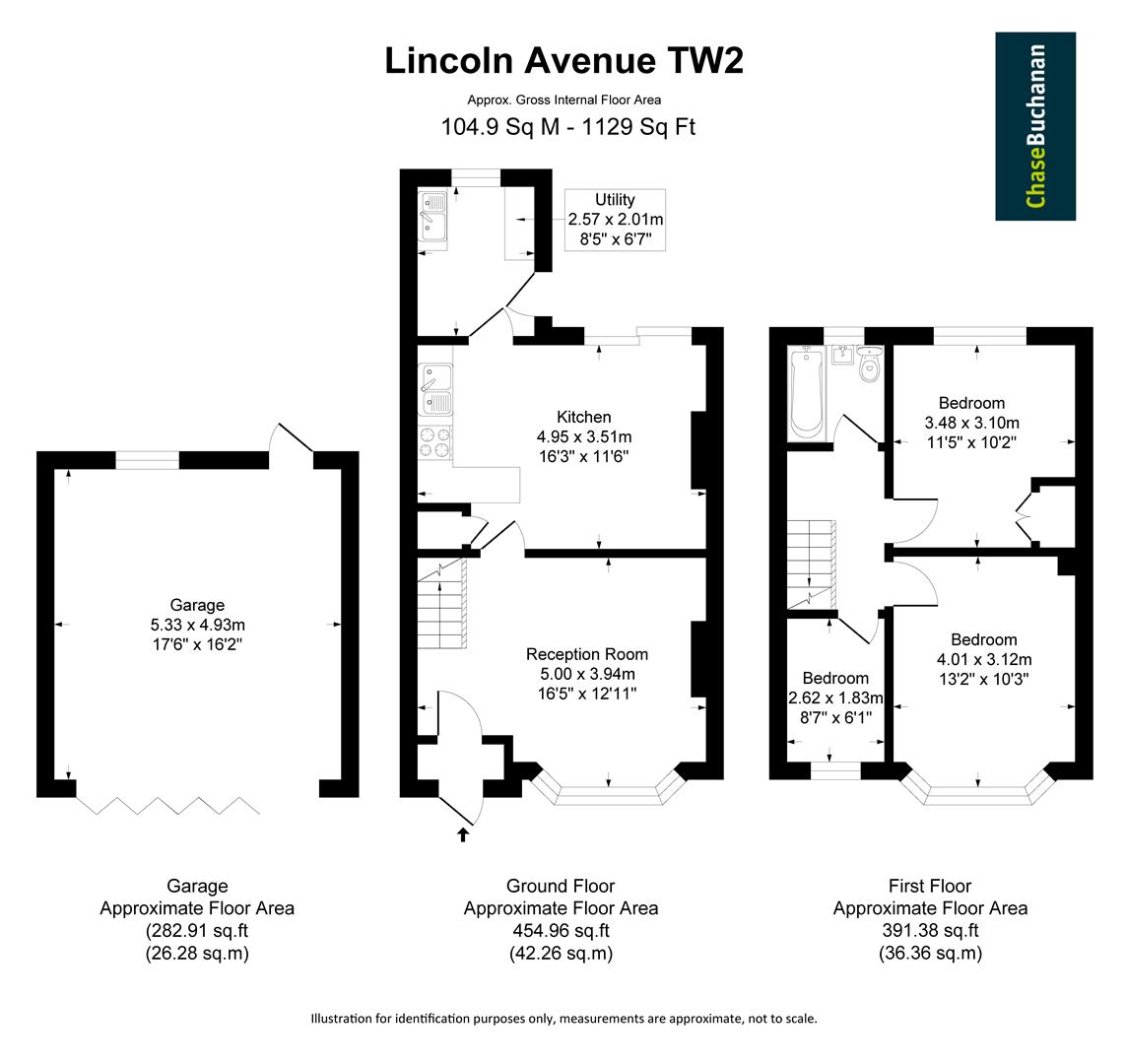 Lincoln Avenue, Twickenham TW2, 3 bedroom terraced house for sale