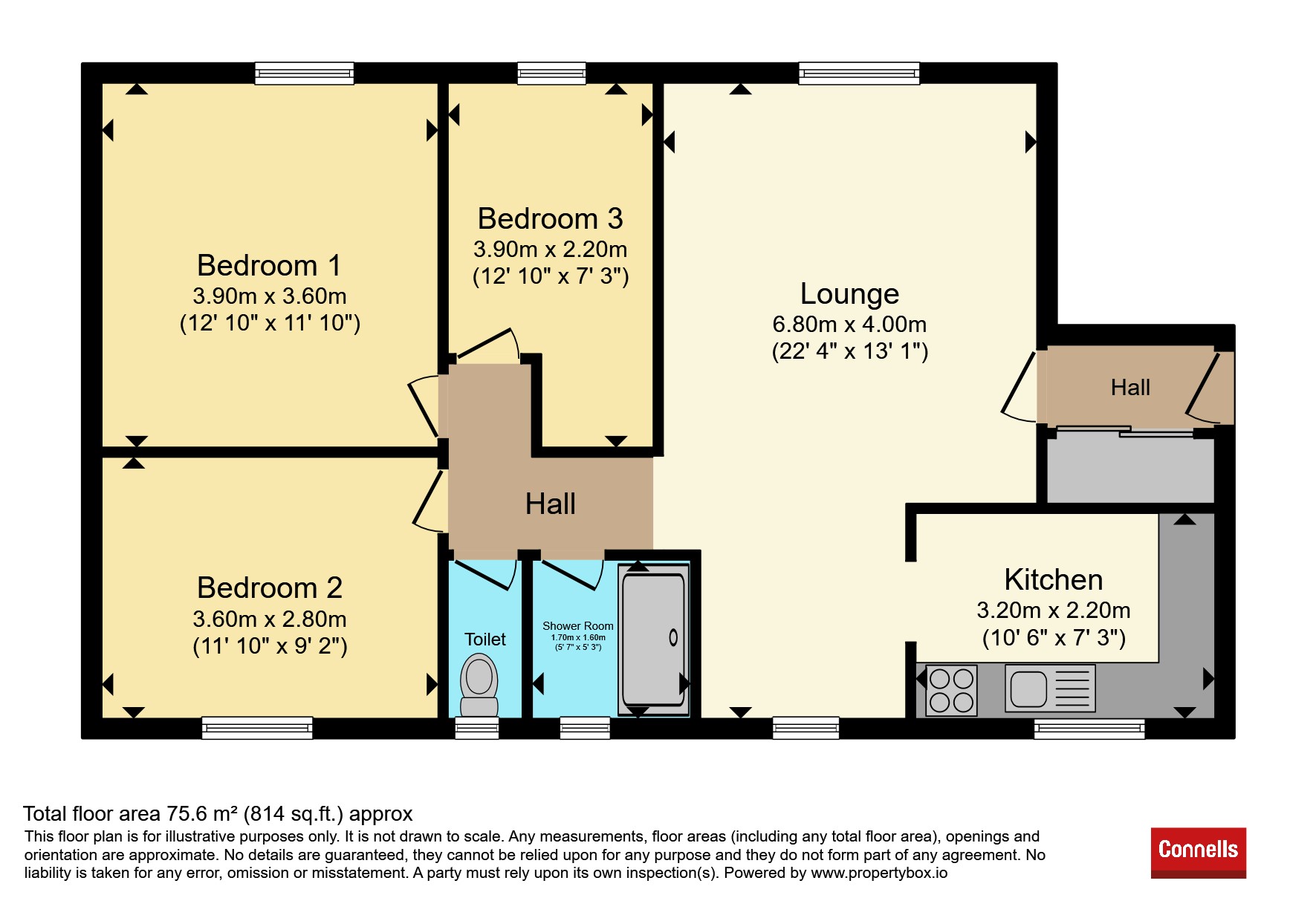 165, Whipperley Way, Luton floorplan