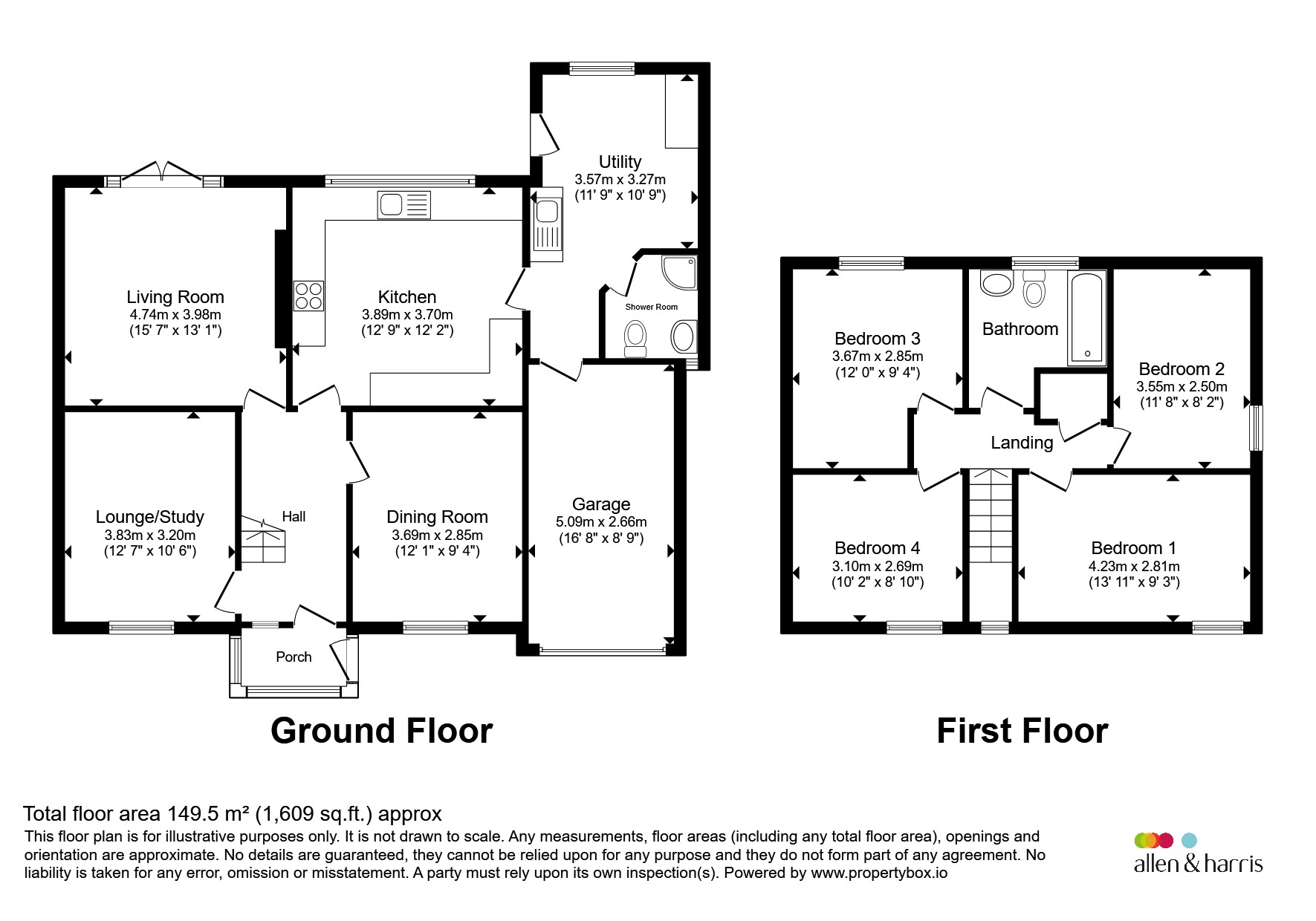 60, Sutton Park, Swindon floorplan