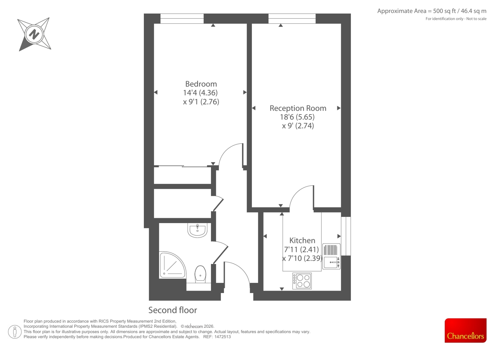 33 Oscar Lodge, 50, Cambridge Street, Aylesbury floorplan