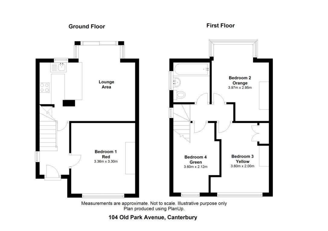 104, Old Park Avenue - Family, Canterbury floorplan