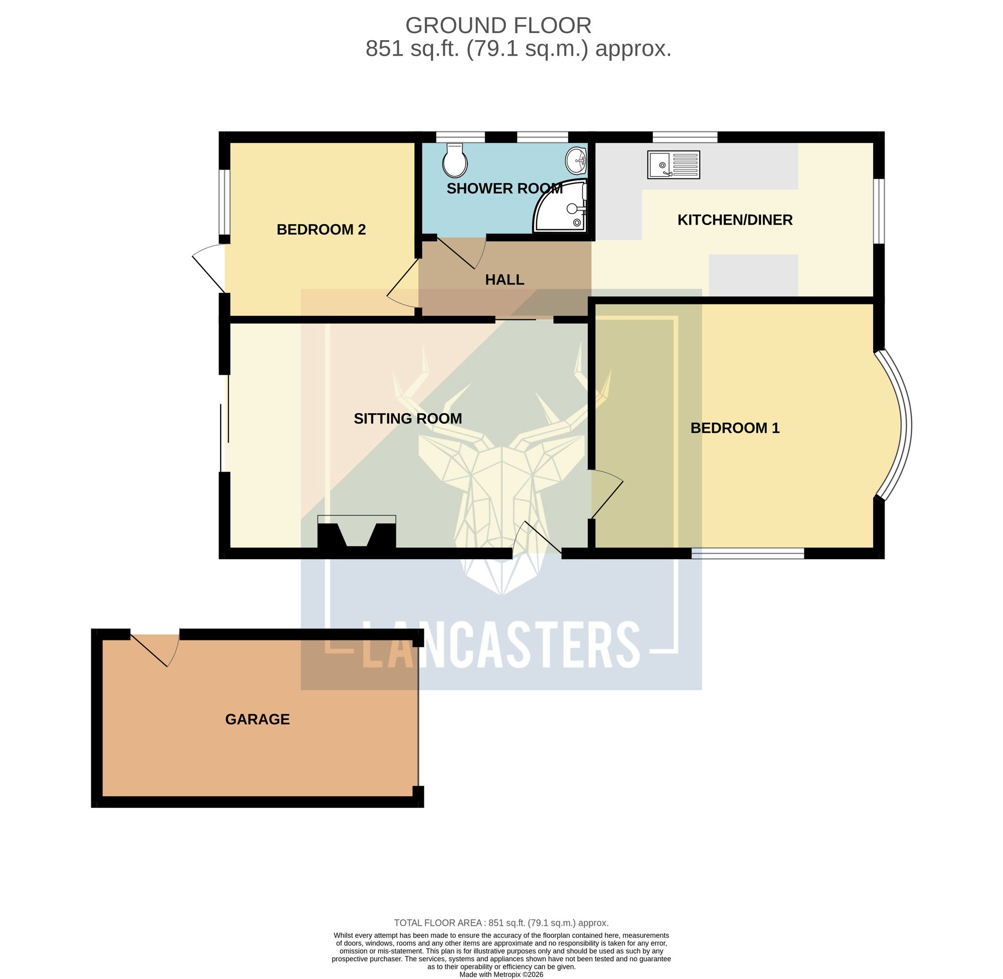 9 School Crescent, Ventnor floorplan