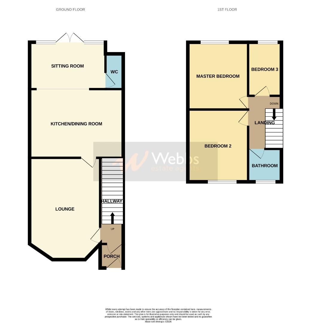 53, Chase Road, Burntwood floorplan