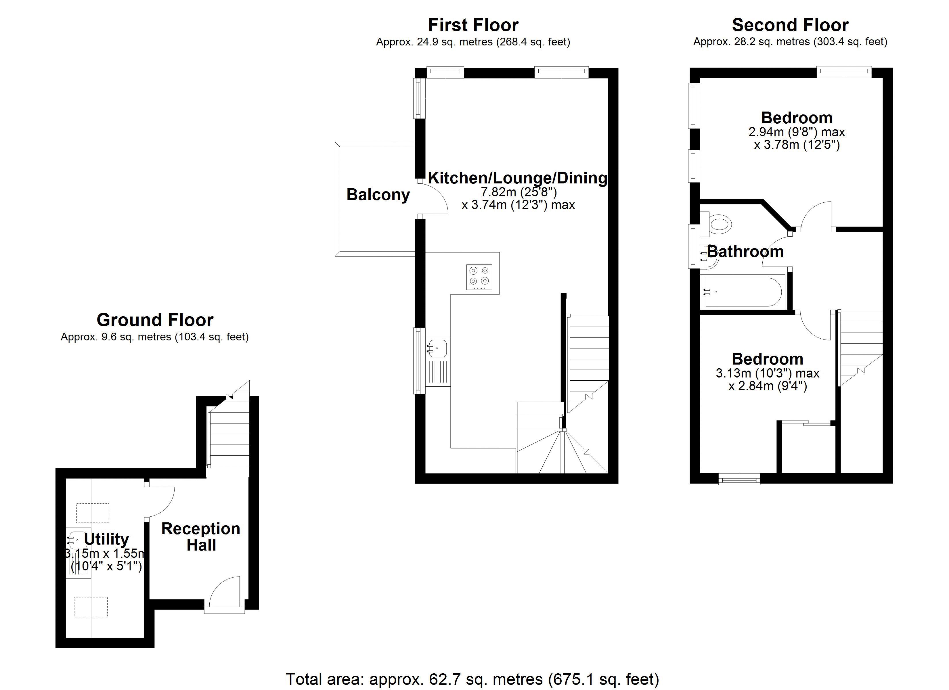 34, Majestic Way, Telford floorplan