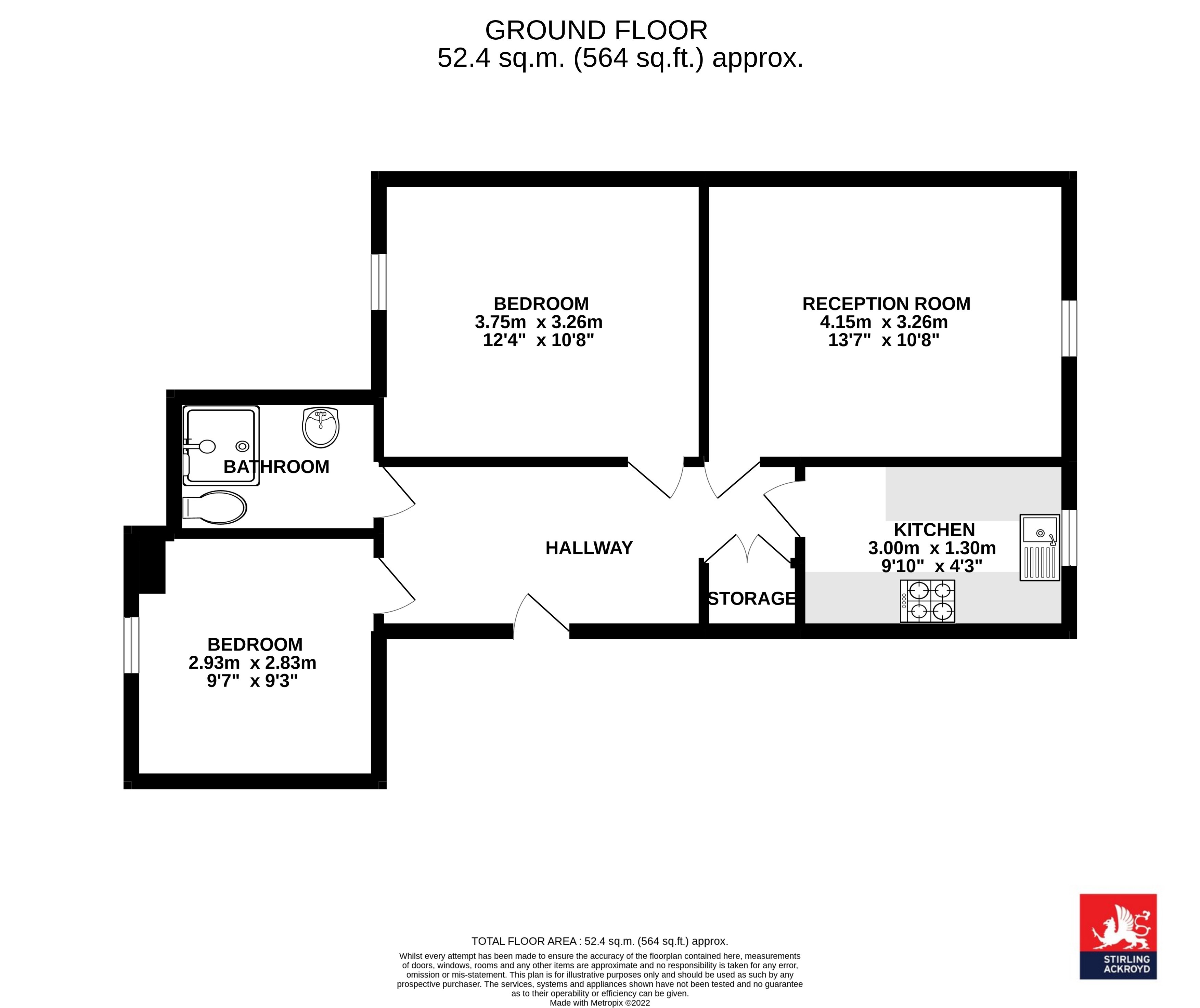Upper Tulse Hill, London floorplan