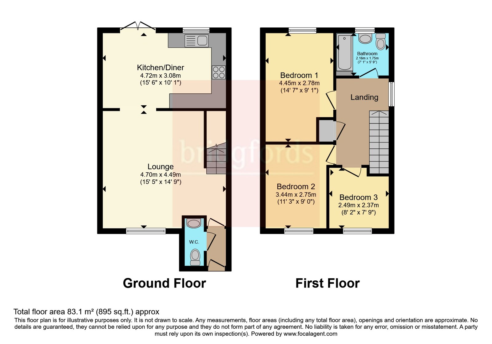 33, Tudor Green, Cheshire floorplan