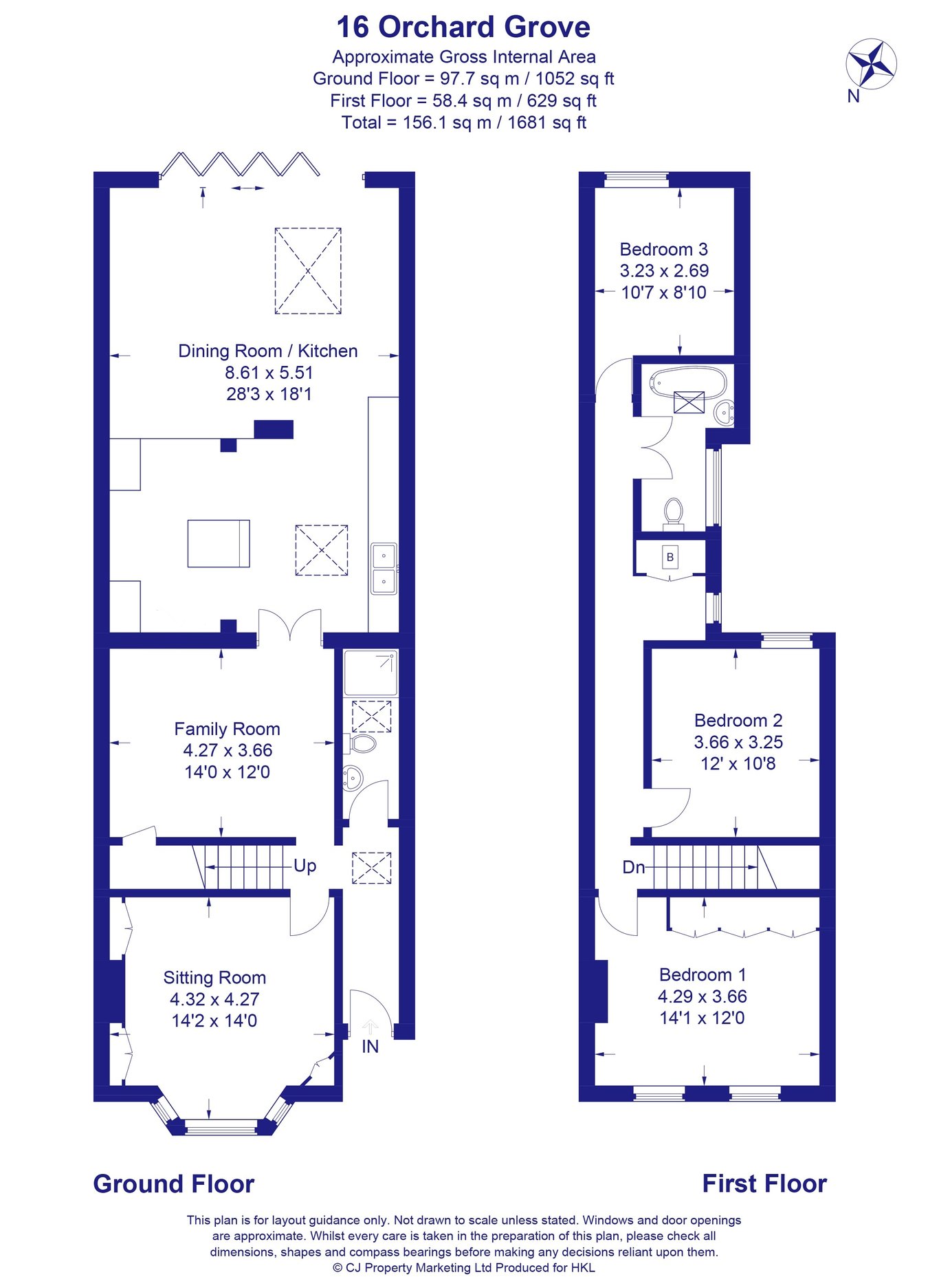 16, Orchard Grove, Chalfont St Peter floorplan