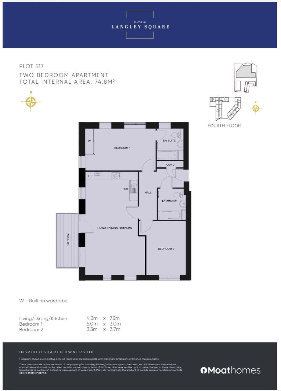 James Smith Court, Dartford floorplan