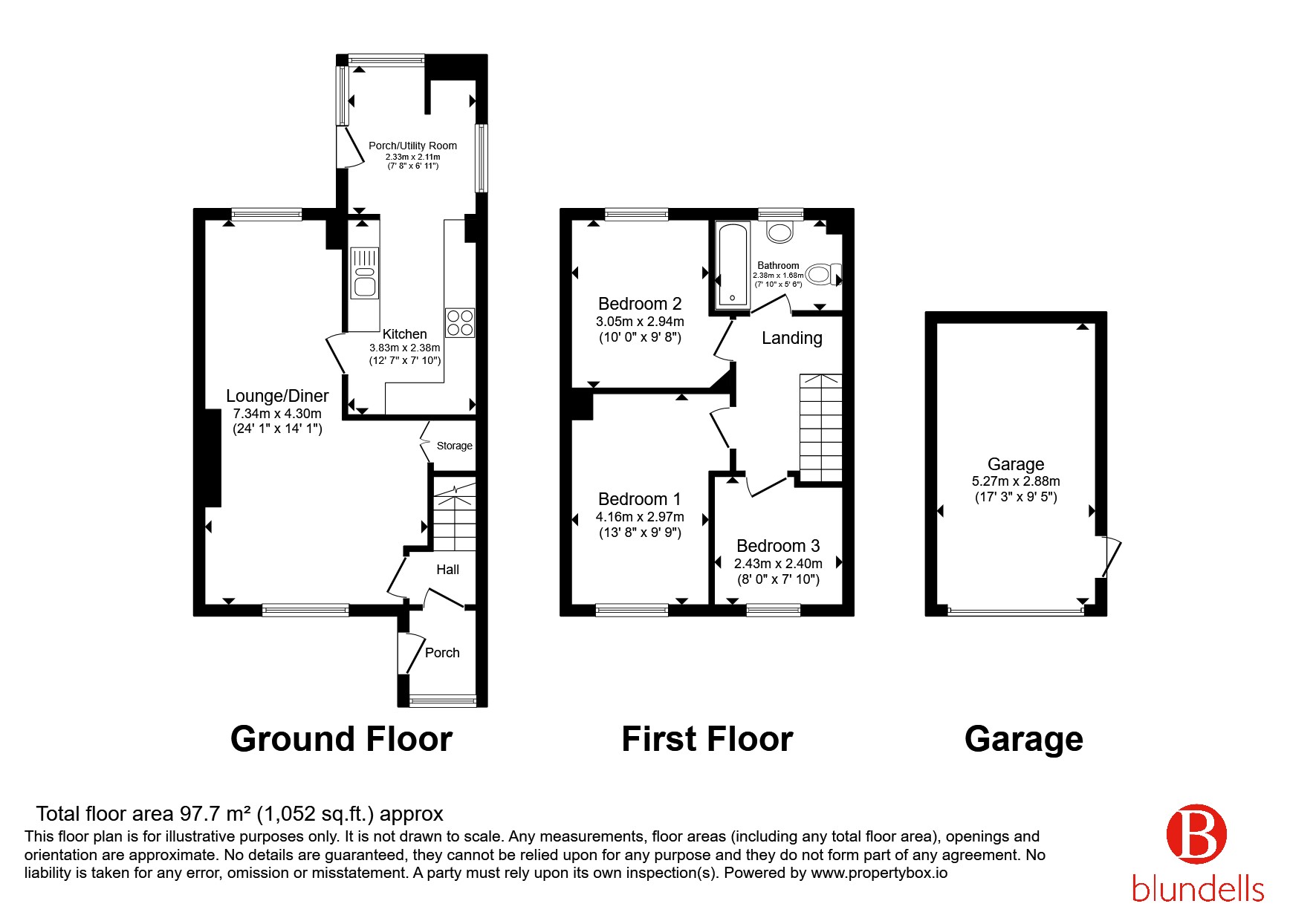1, Chancet Wood Close, Sheffield floorplan