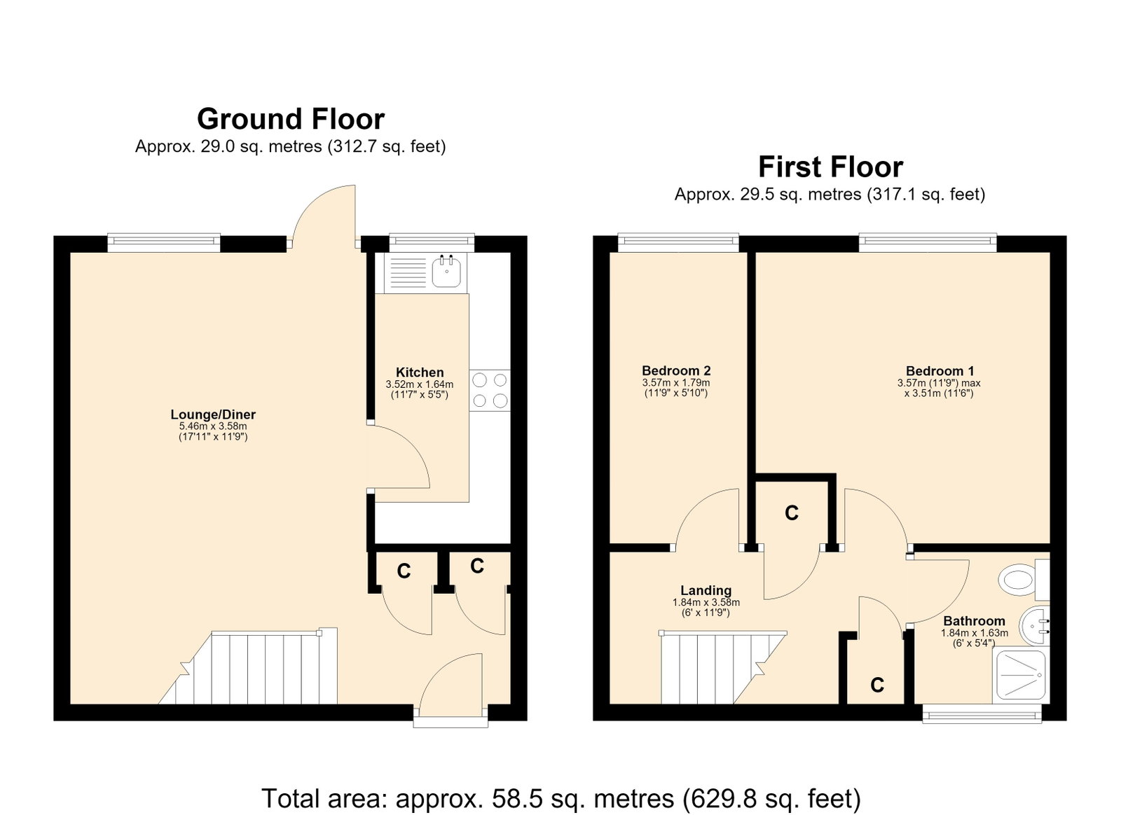 35, Elmridge, Skelmersdale floorplan
