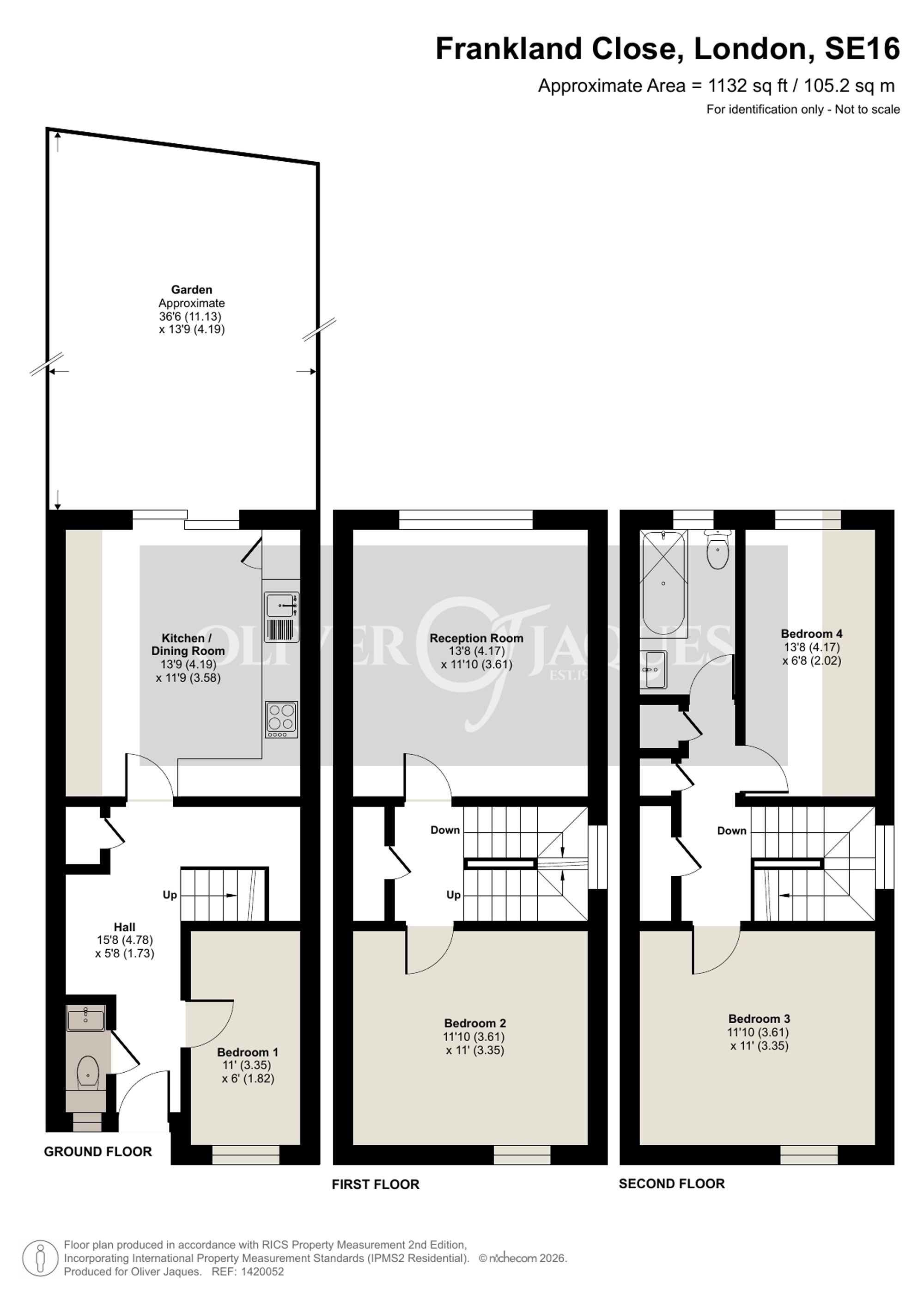 Frankland Close, London, SE16 floorplan