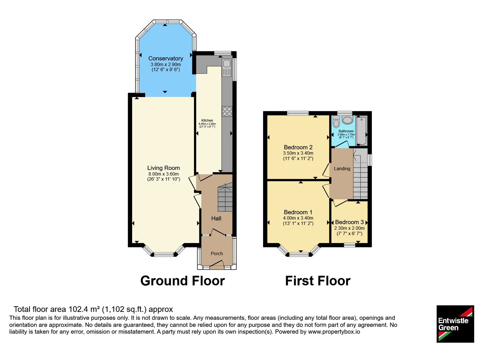 3, Hillbrae Avenue, Merseyside floorplan