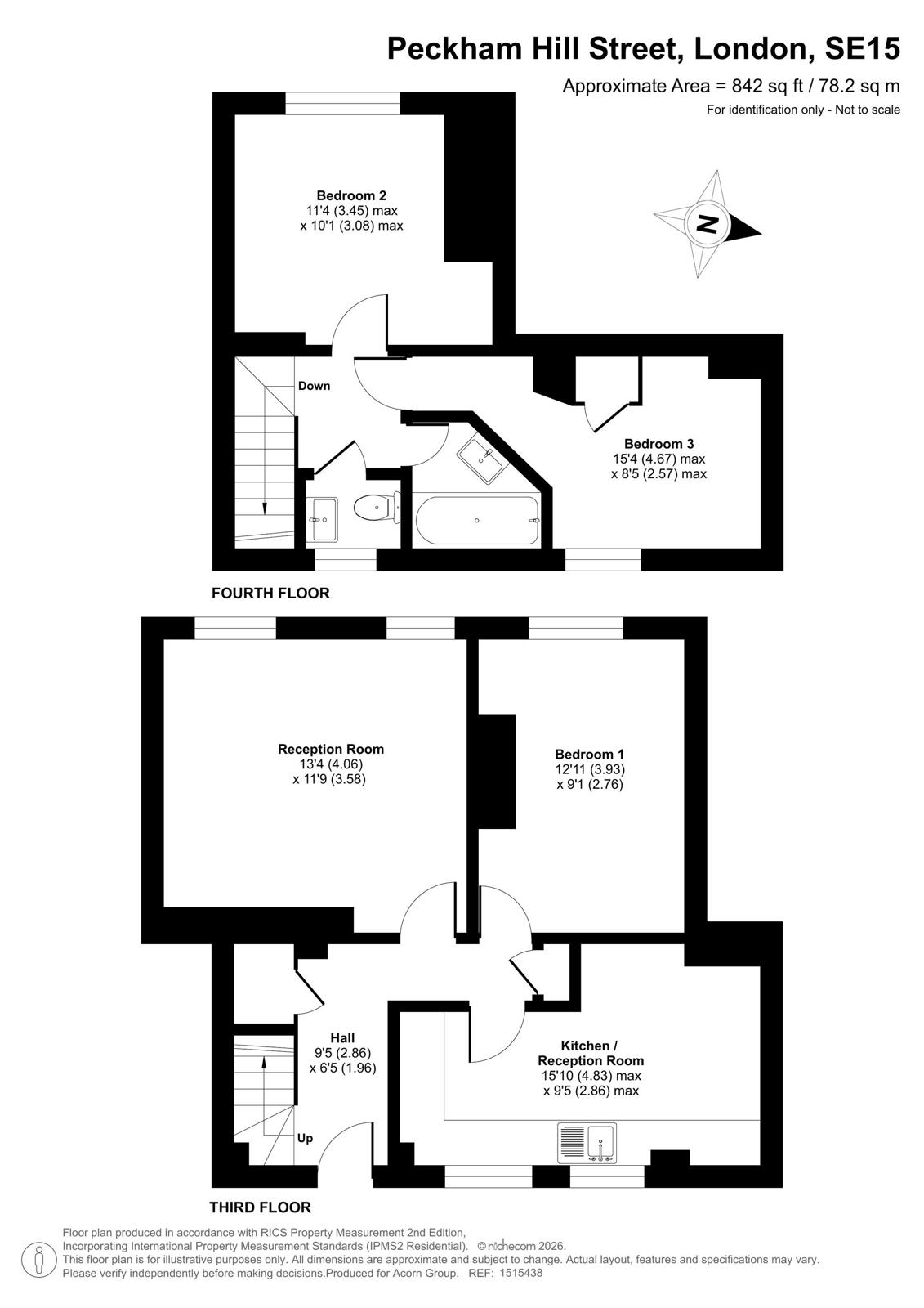 Flat 21, Primrose House,, Peckham Hill Street, London floorplan