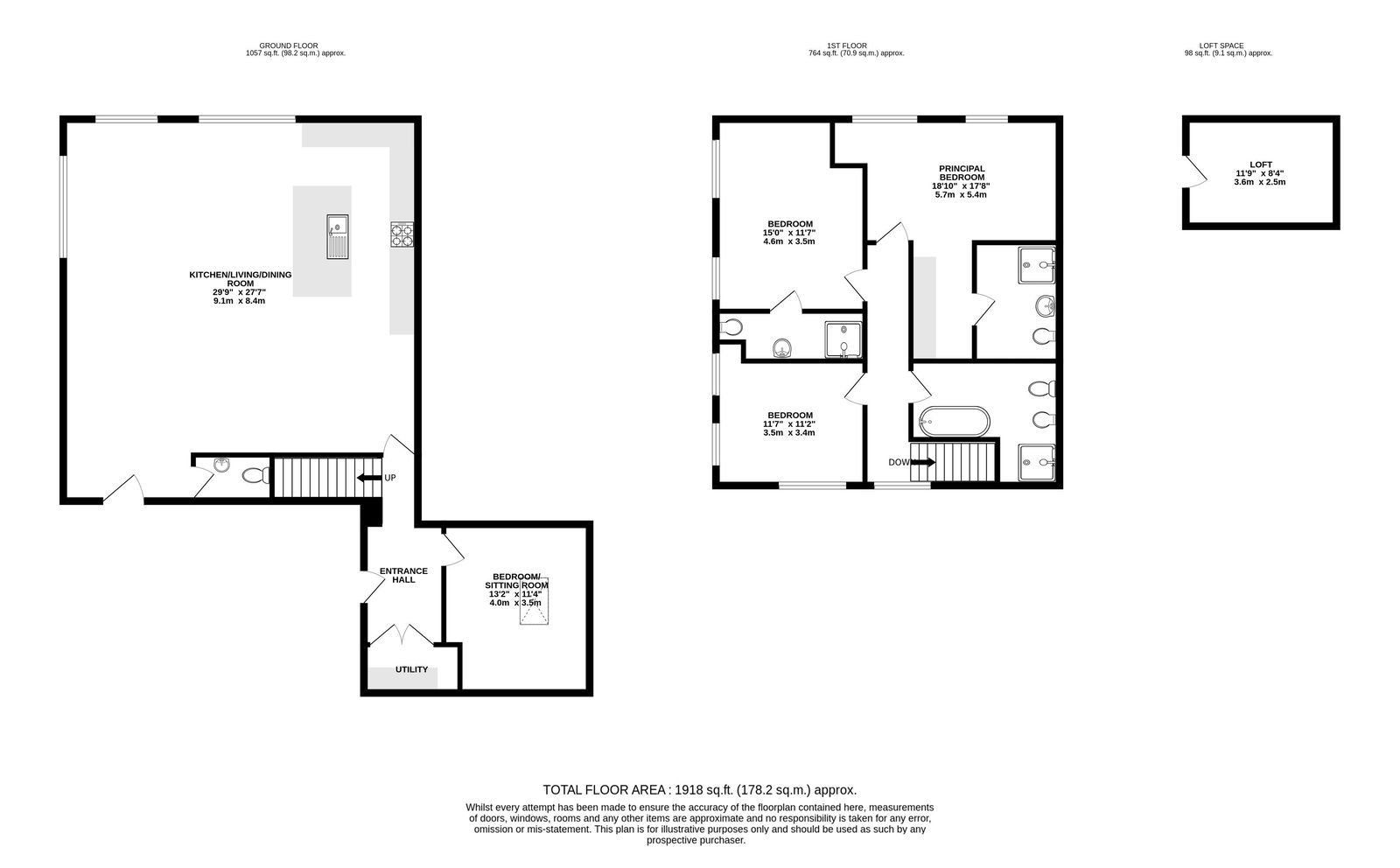 1 Waterworks House, The Old Pump Works, Great Warley Street, Brentwood floorplan