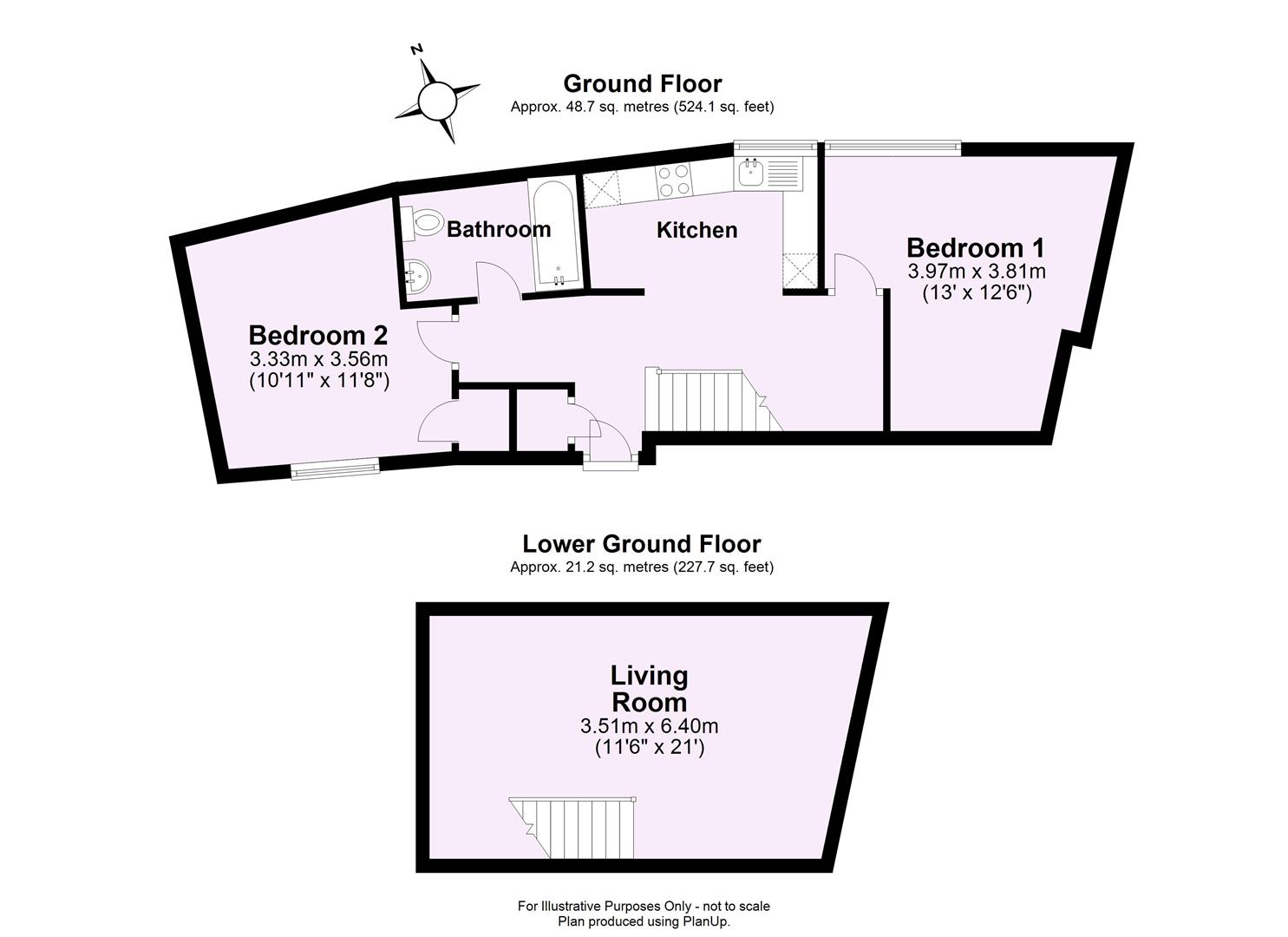 Flat 1, 1 Holgate Road, York YO24, 2 bedroom flat for sale 60906549