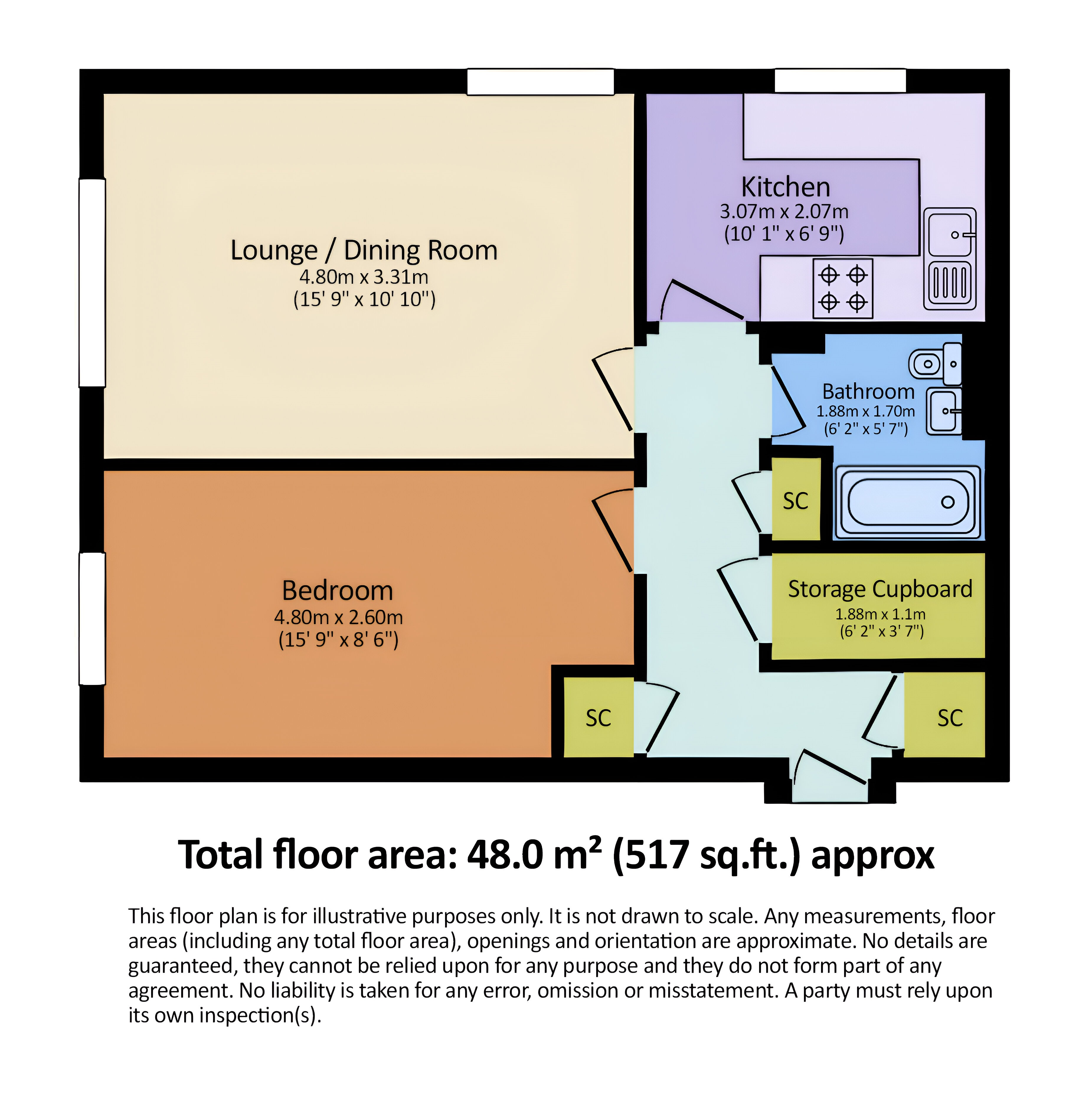 Flat 15, Fairbank, 4, Taymount Rise, London floorplan