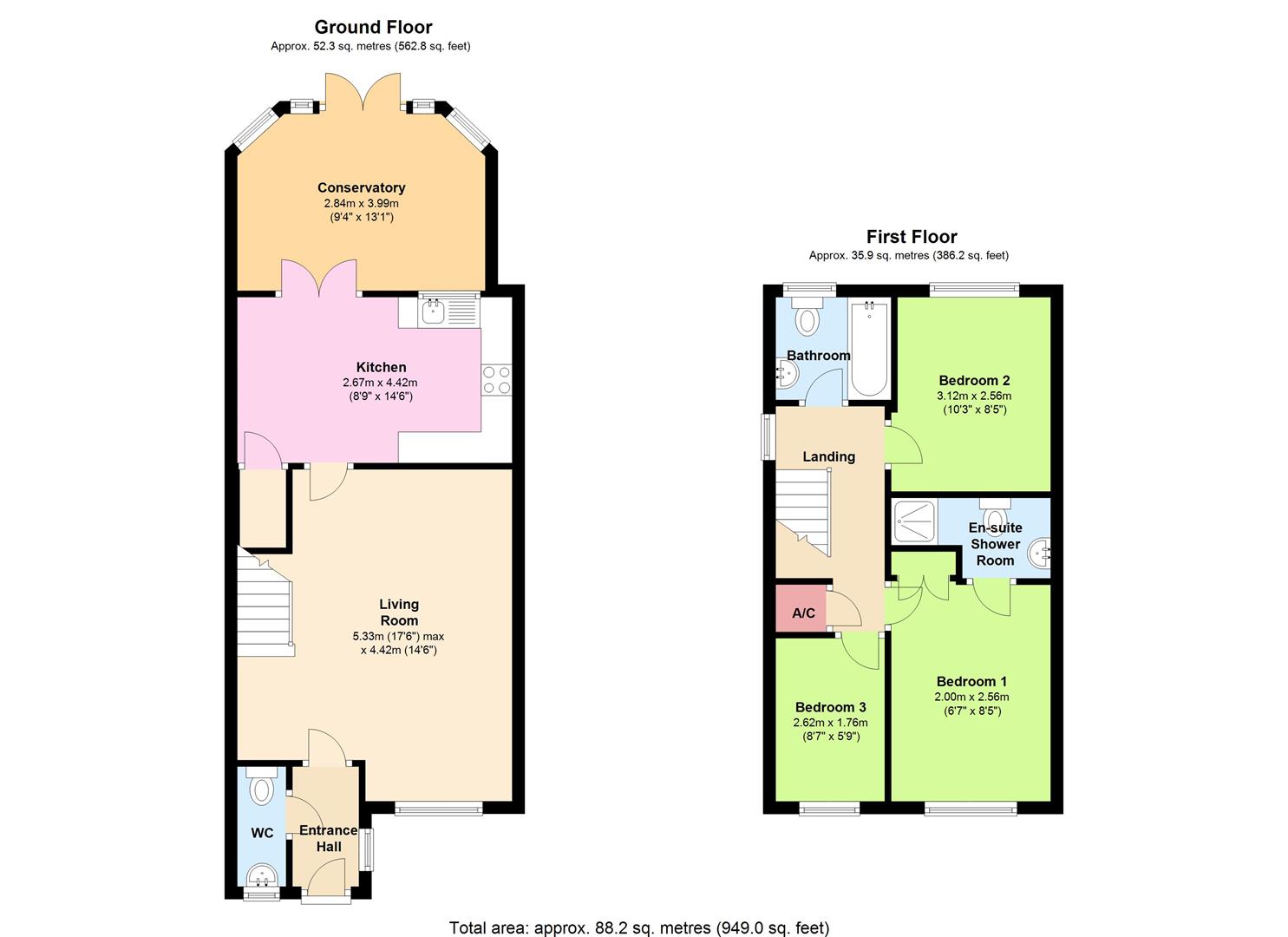 3 Bedrooms End terrace house for sale in Pryor Close, Tilehurst, Reading RG31