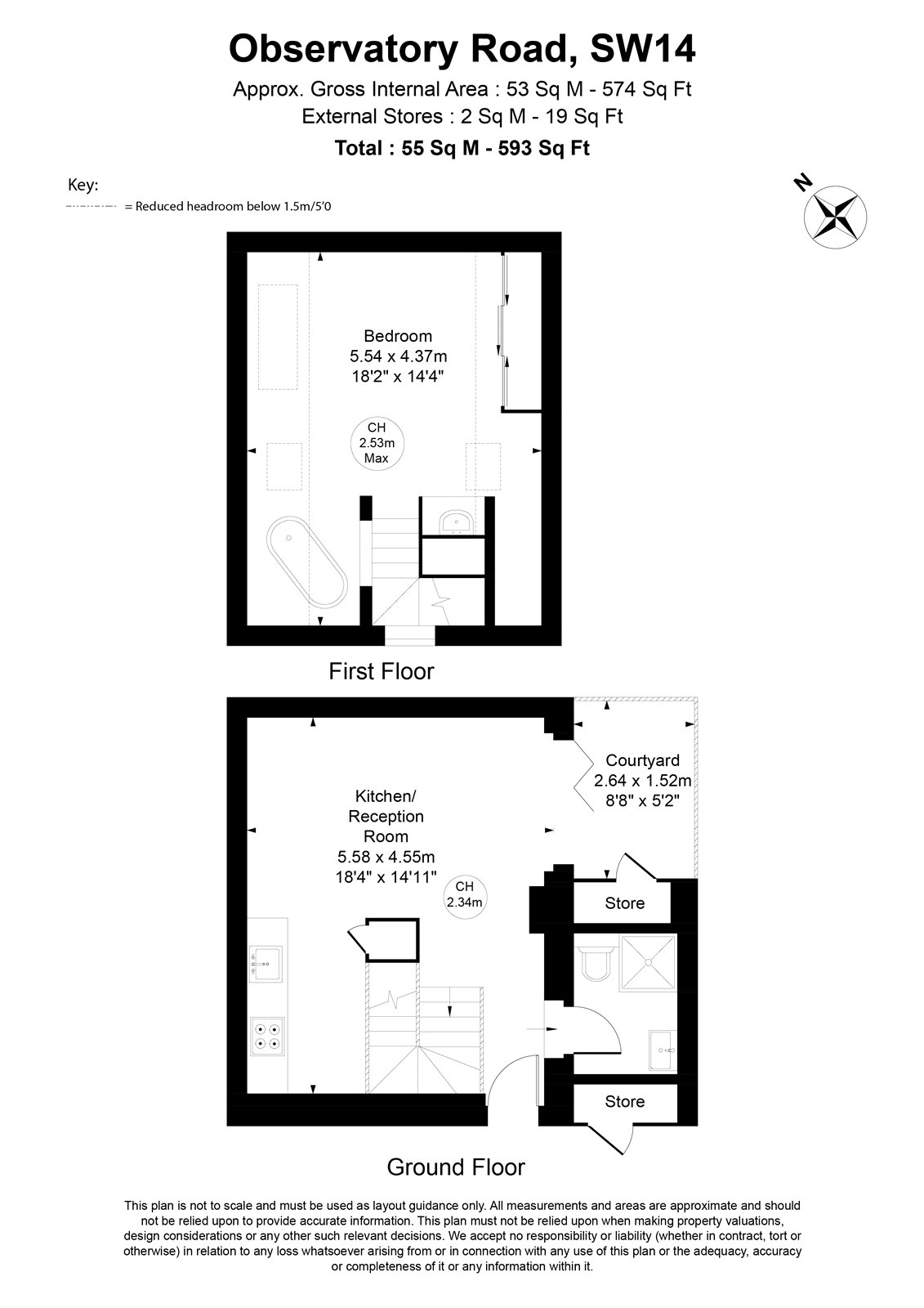 1A,, Observatory Road, East Sheen floorplan