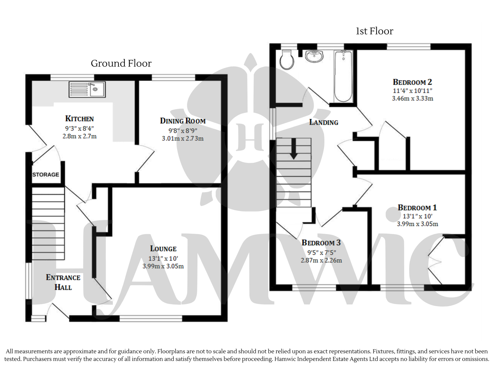 55, Whitefield Road, Southampton floorplan