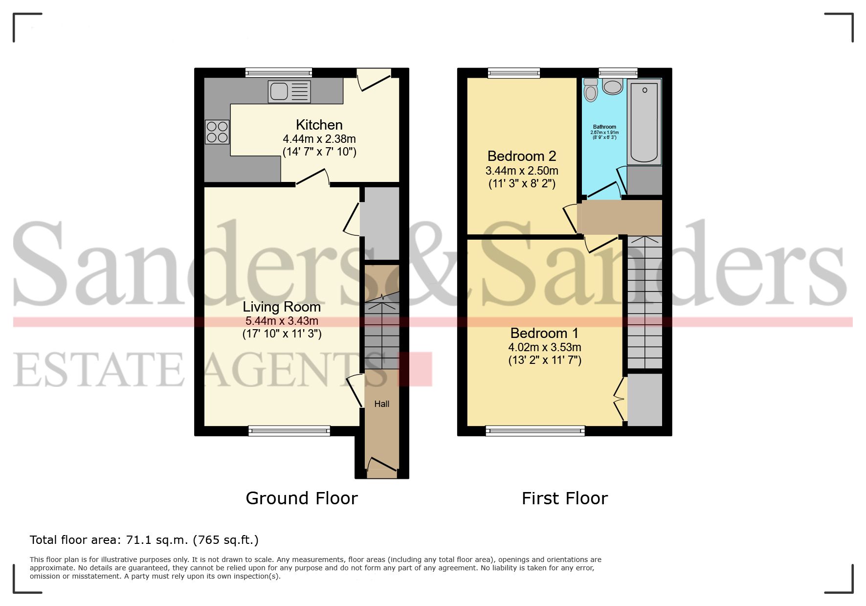 25 Court Way, Alcester floorplan
