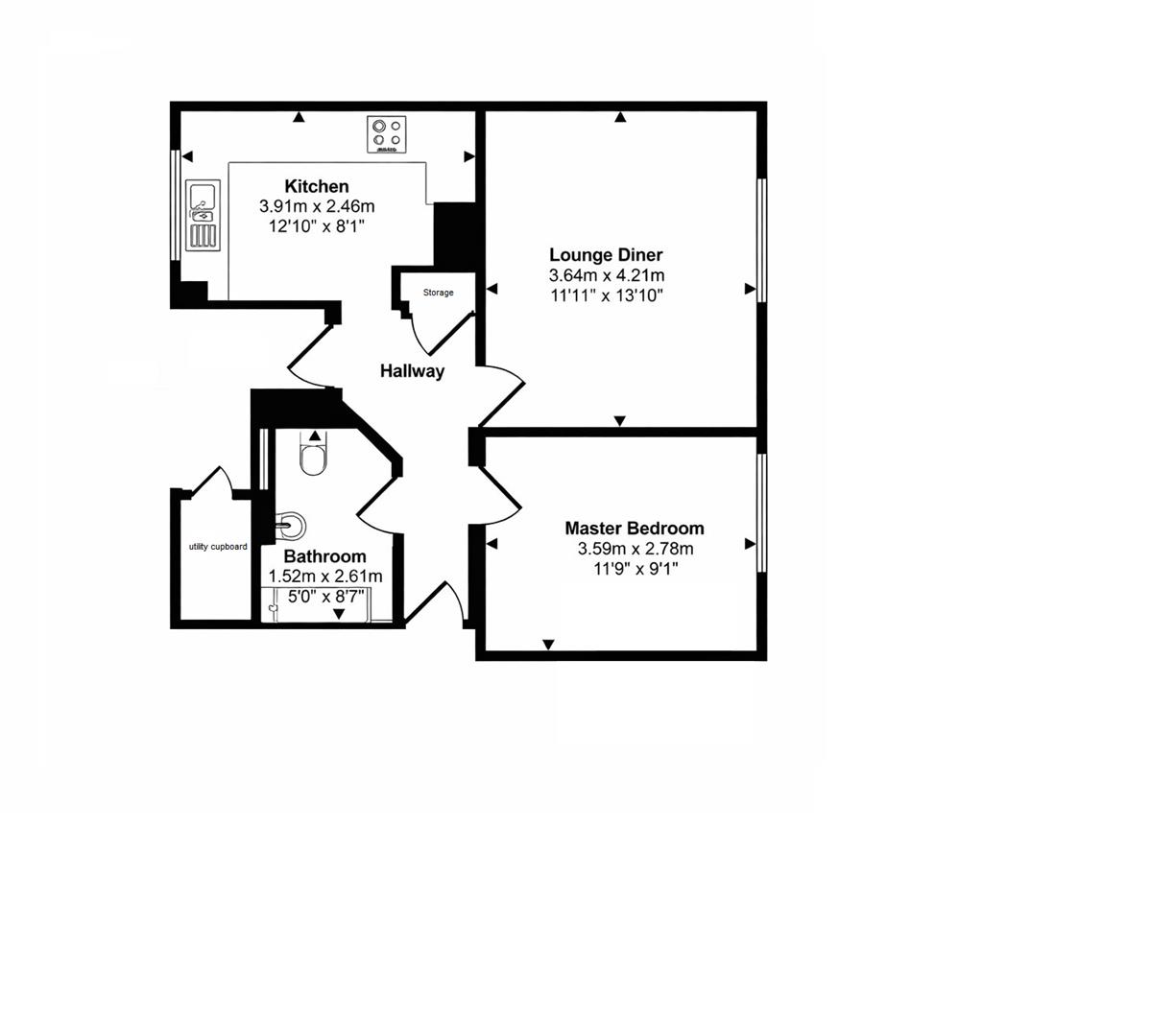103, Buckingham Road, Borehamwood floorplan