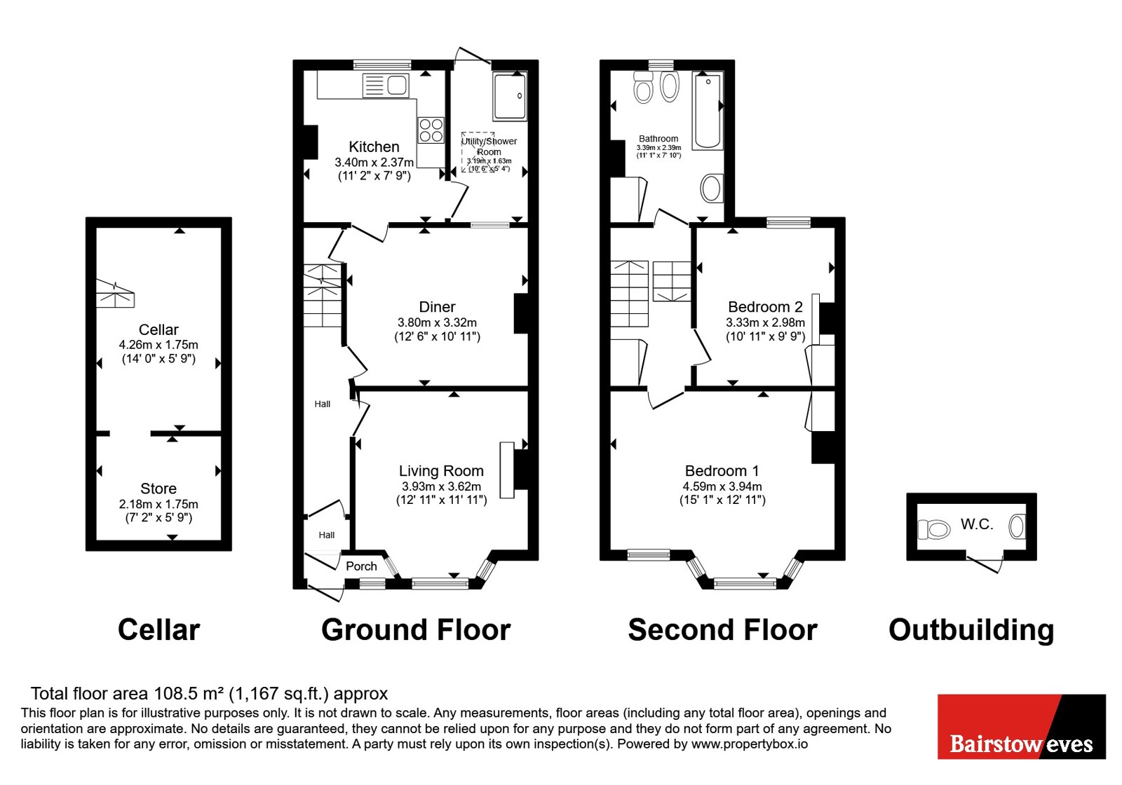 77, Elizabeth Road, London floorplan