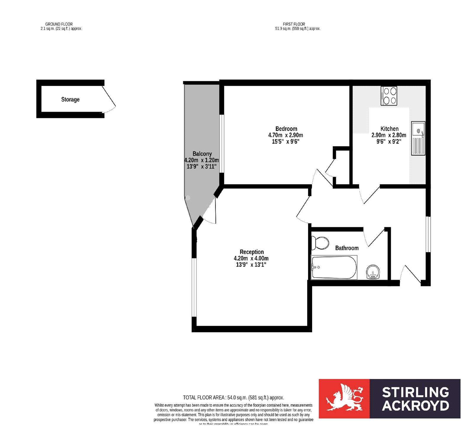4, Billington Mews, London floorplan