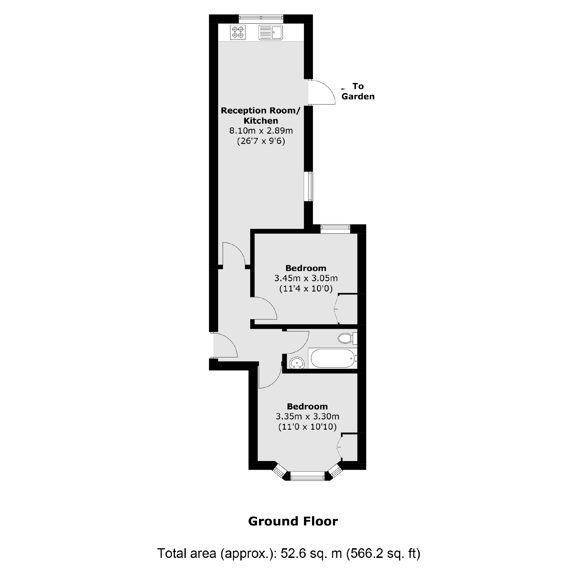 Cato Road, London floorplan