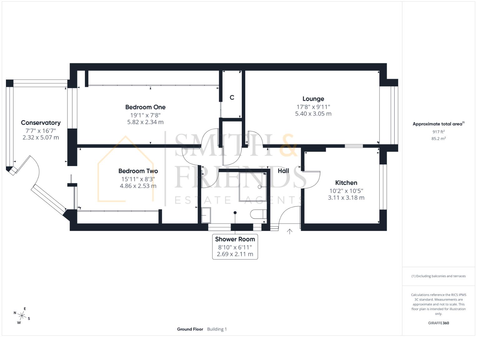 3, Copperwood Close, Hartlepool floorplan