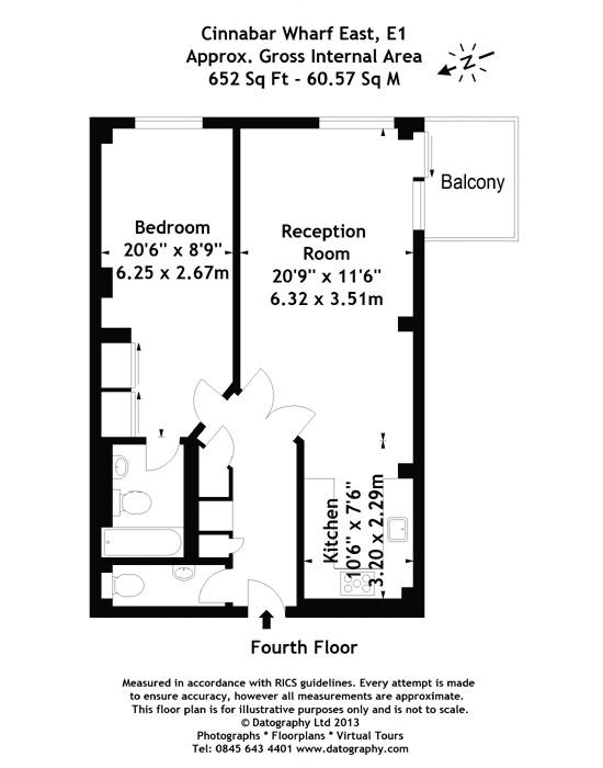 1 Bedrooms Flat to rent in Wapping High Street, London E1W