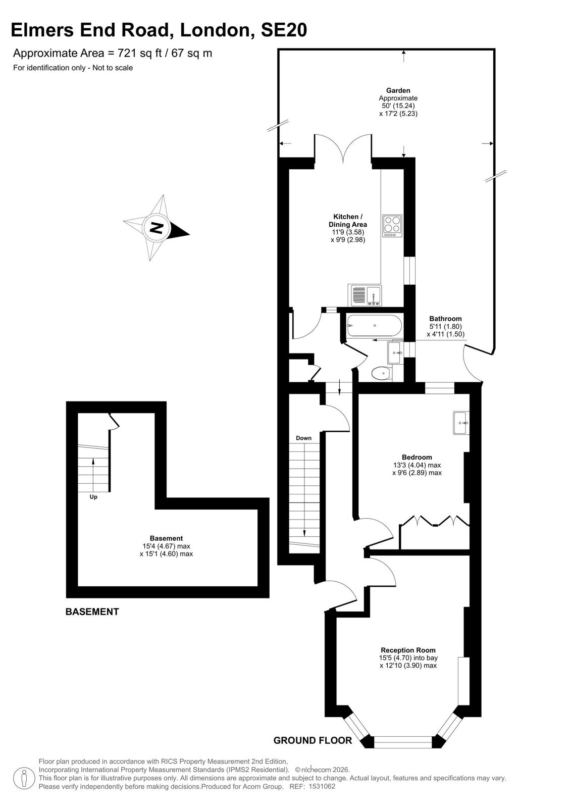 Elmers End Road, London floorplan