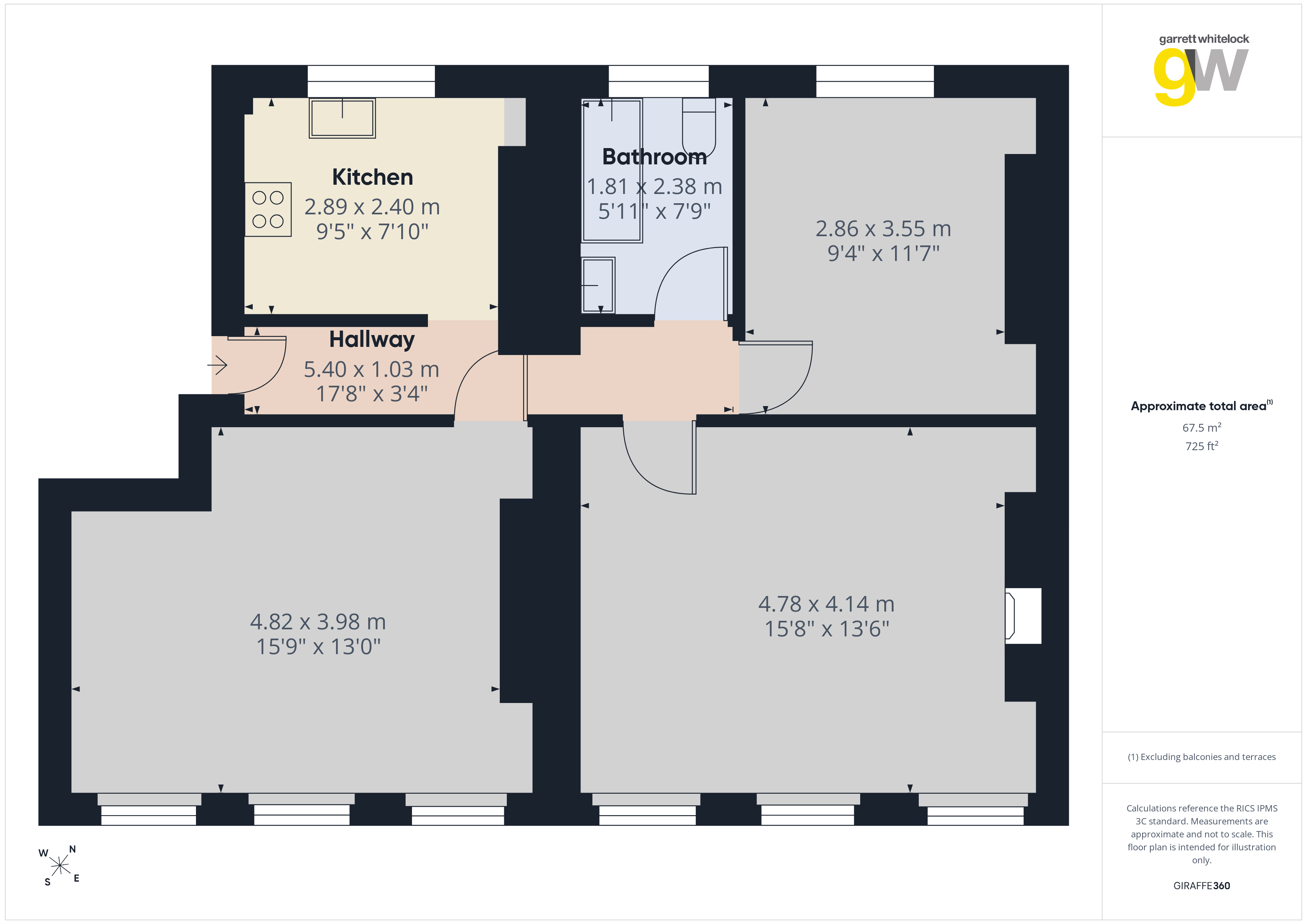 36c, Surrey Square, London floorplan
