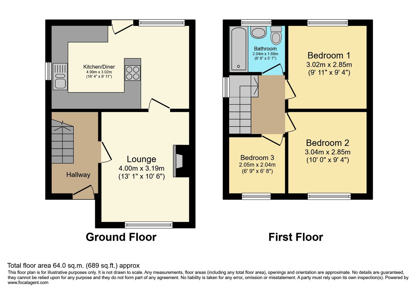 10, Manor Close, Grimsby floorplan