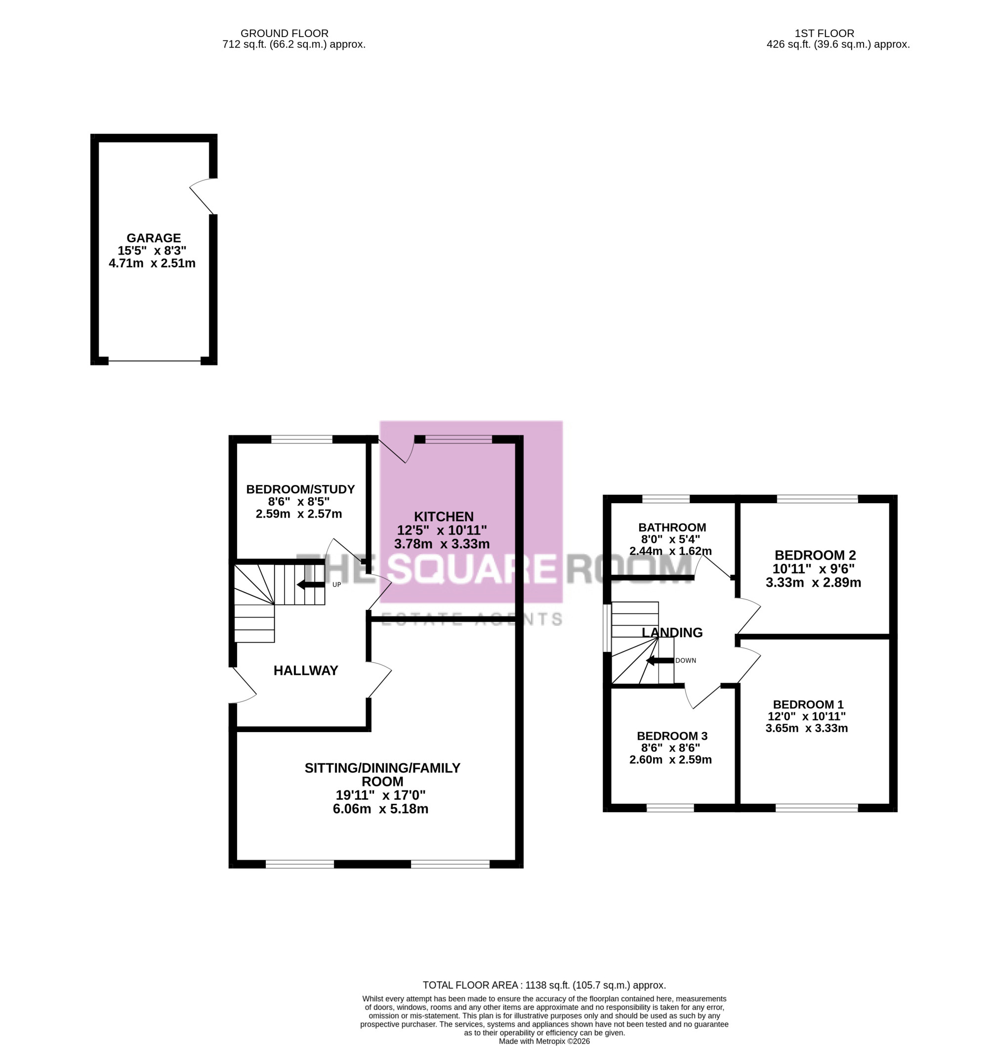 5, Dover Gardens, Carleton floorplan