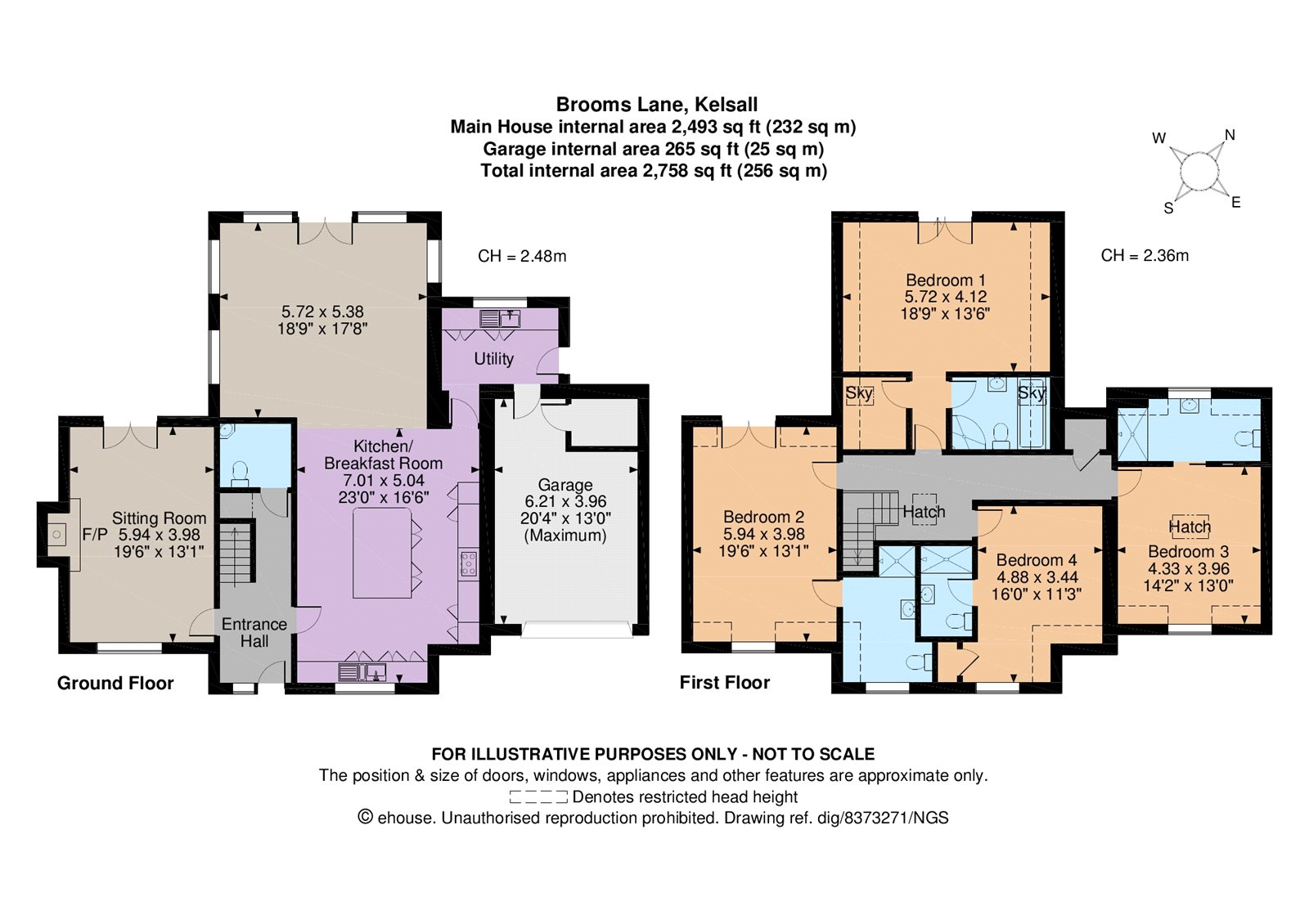 4 Bedrooms Detached house for sale in Brooms Lane, Kelsall, Tarporley, Cheshire CW6