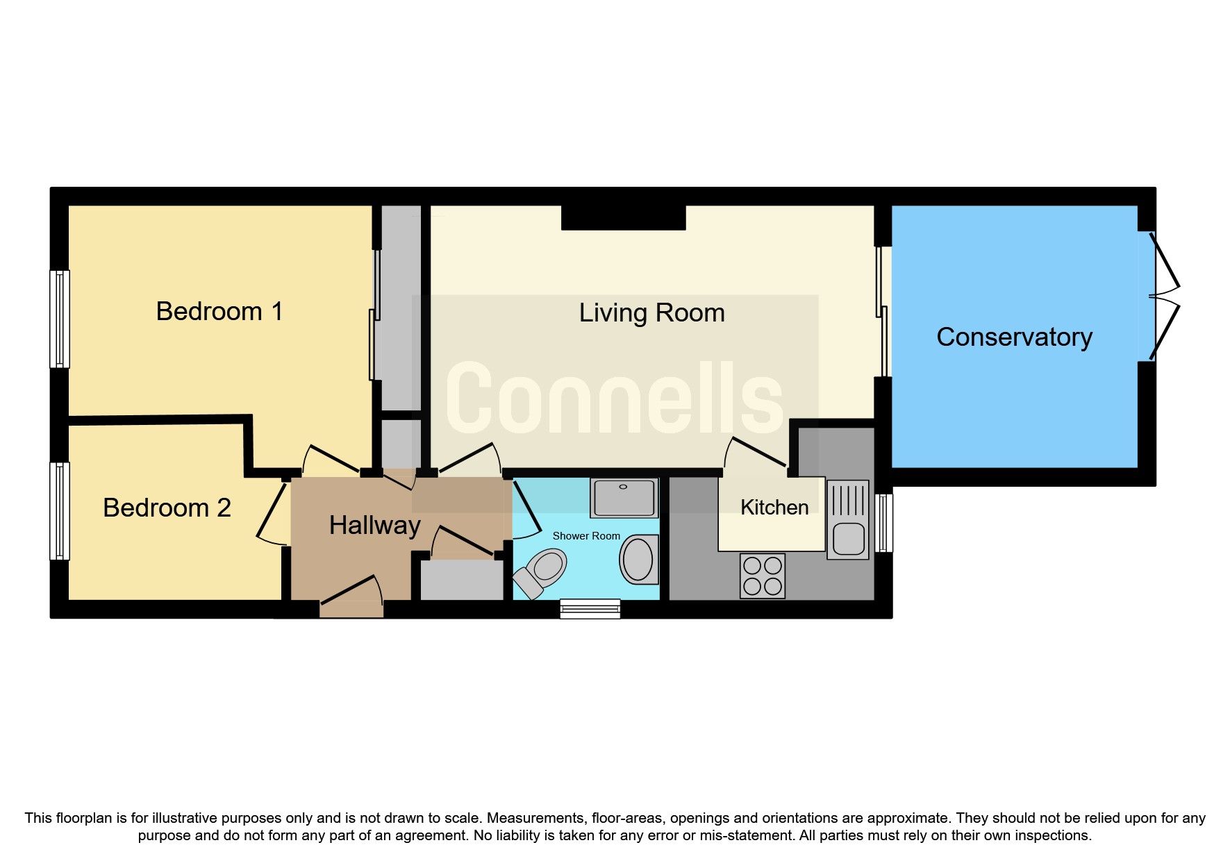 Kempton Avenue, Hereford HR4, 2 bedroom semidetached bungalow for sale