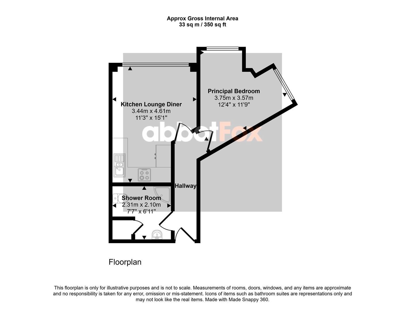 23 Sentinel House, Surrey Street, Norwich floorplan