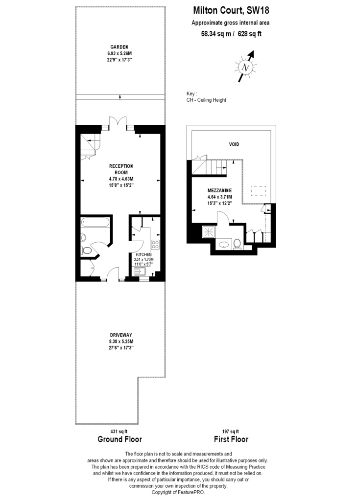 1 Bedrooms  to rent in Chesterton Close, London SW18