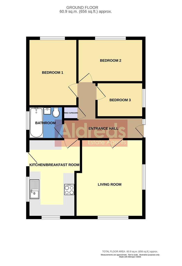 42, Covent Garden Road, Great Yarmouth floorplan