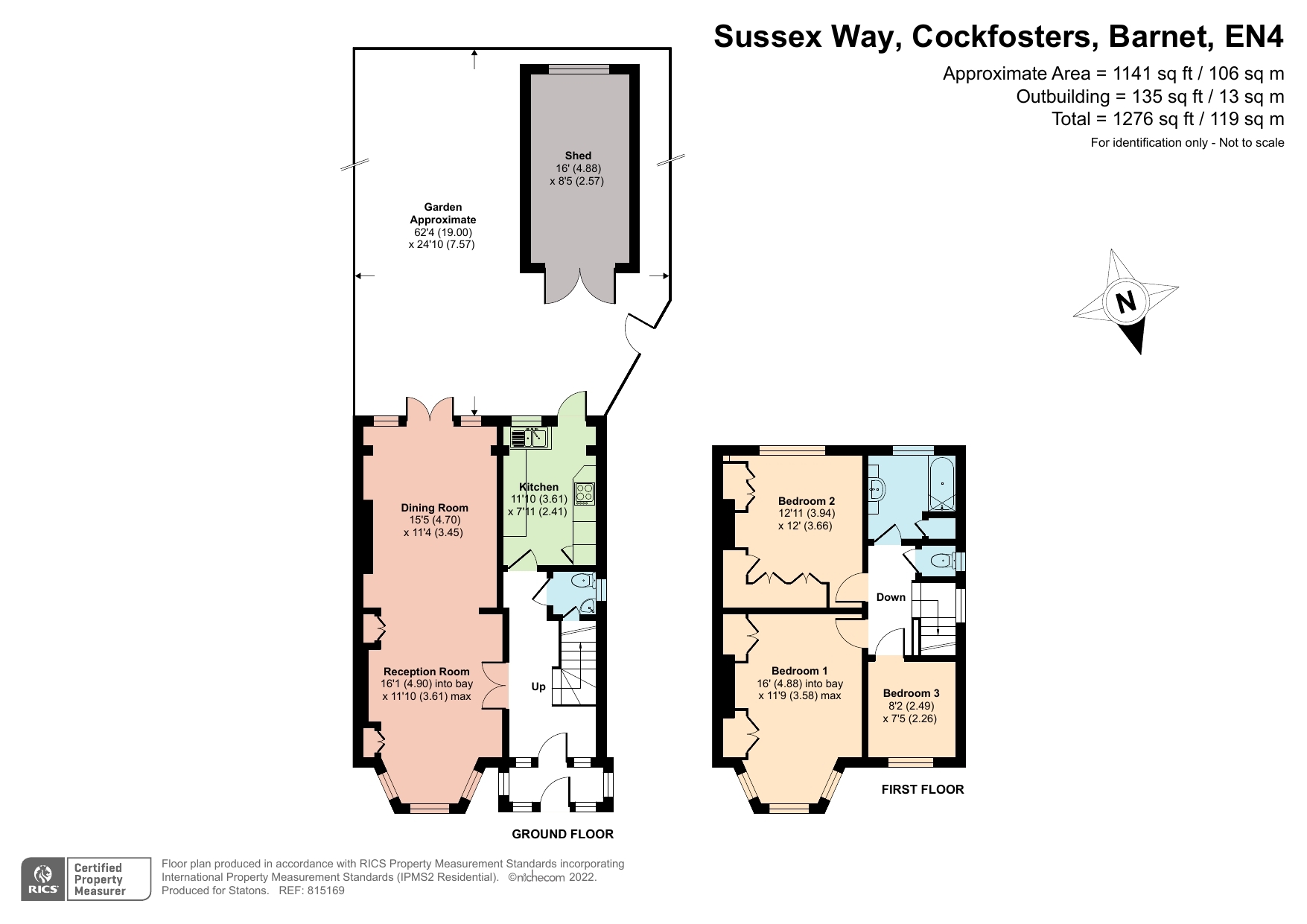 141, Sussex Way, Barnet floorplan