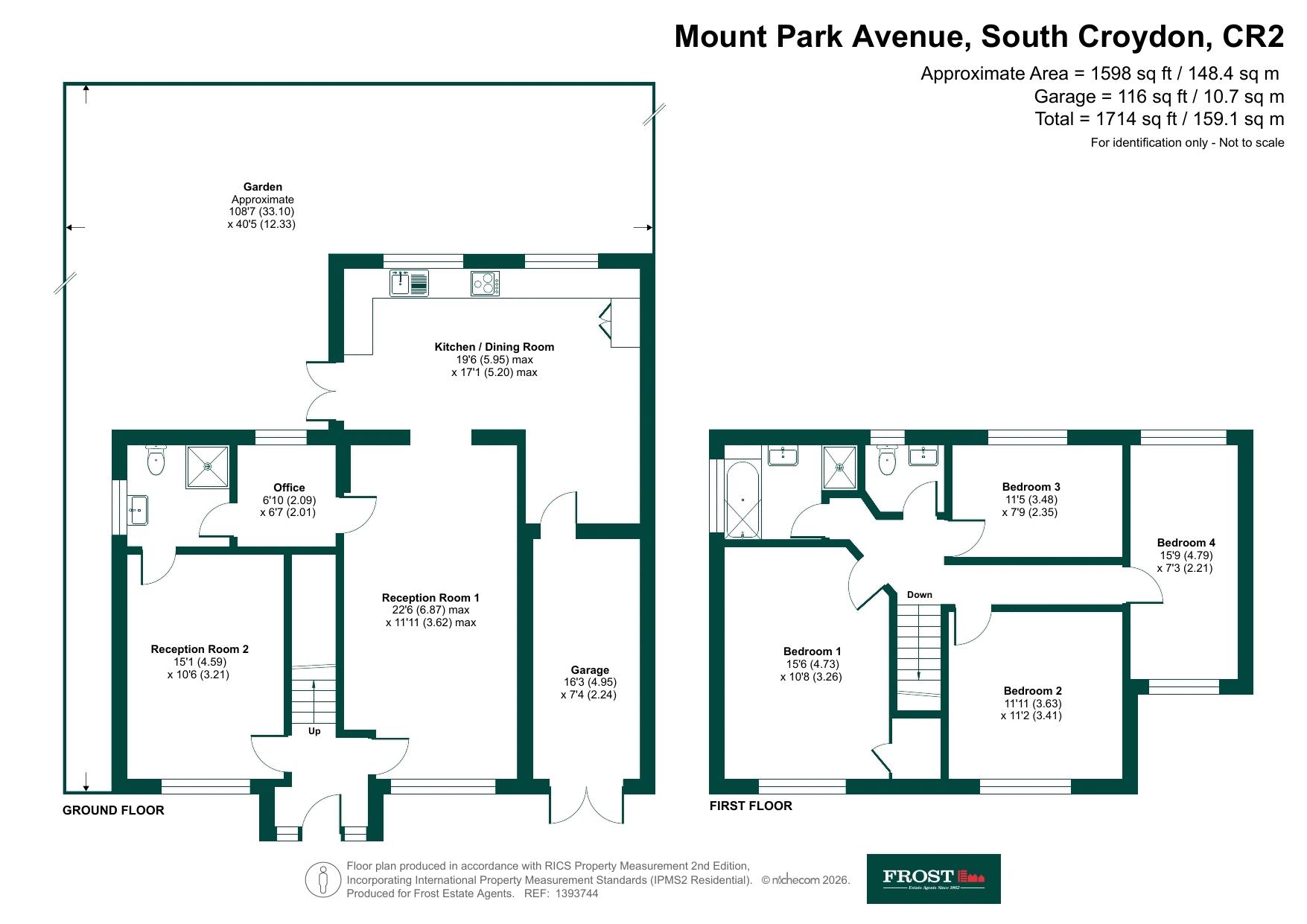 27, Mount Park Avenue, South Croydon floorplan