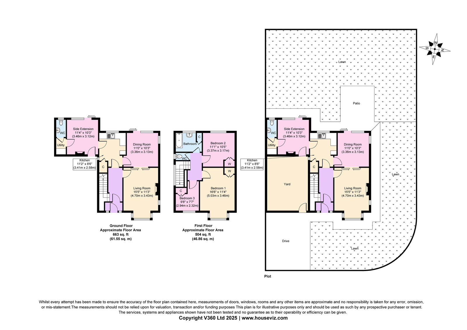 23, Gordon Avenue, Greasby floorplan