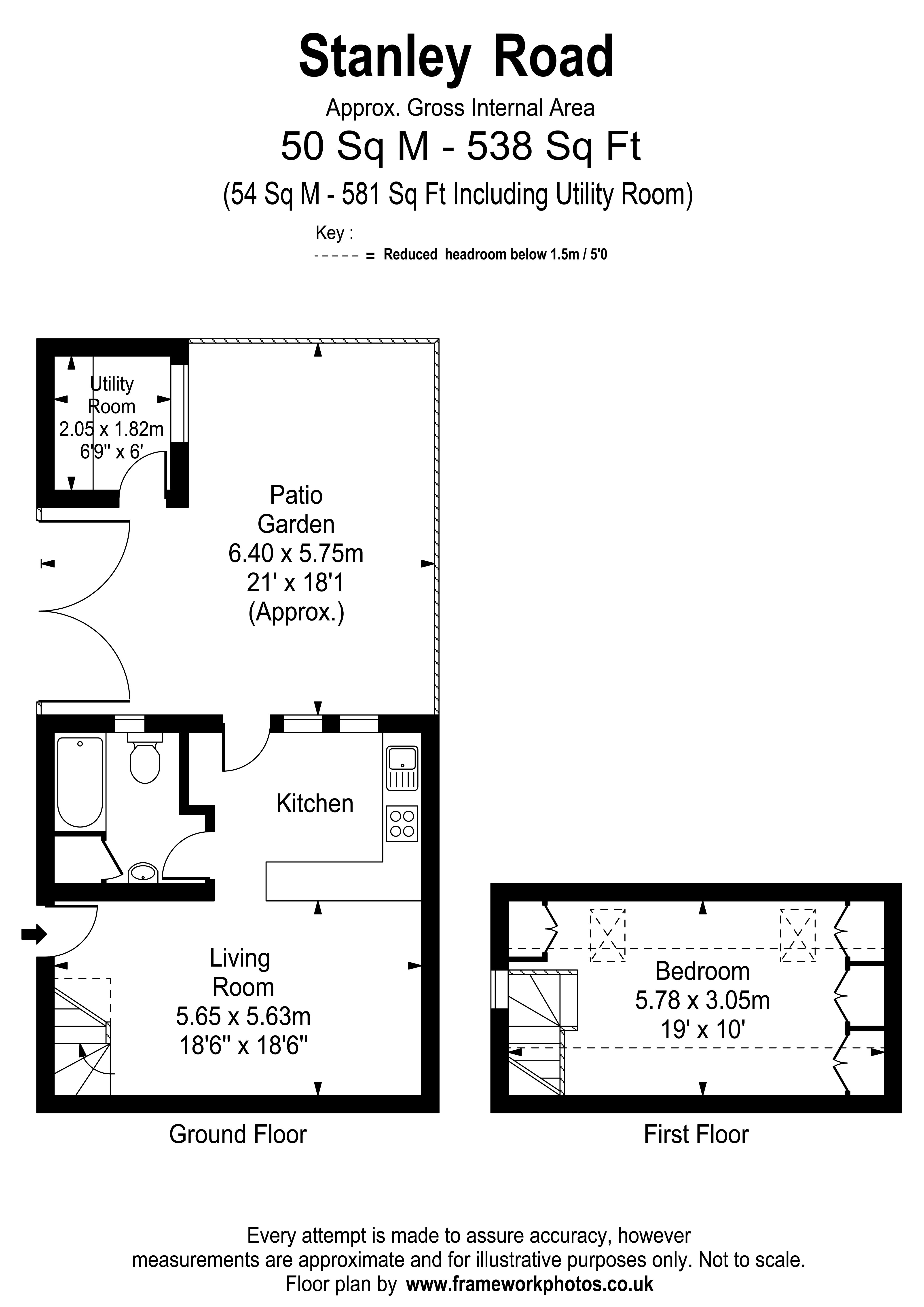 150B, Stanley Road, Teddington floorplan