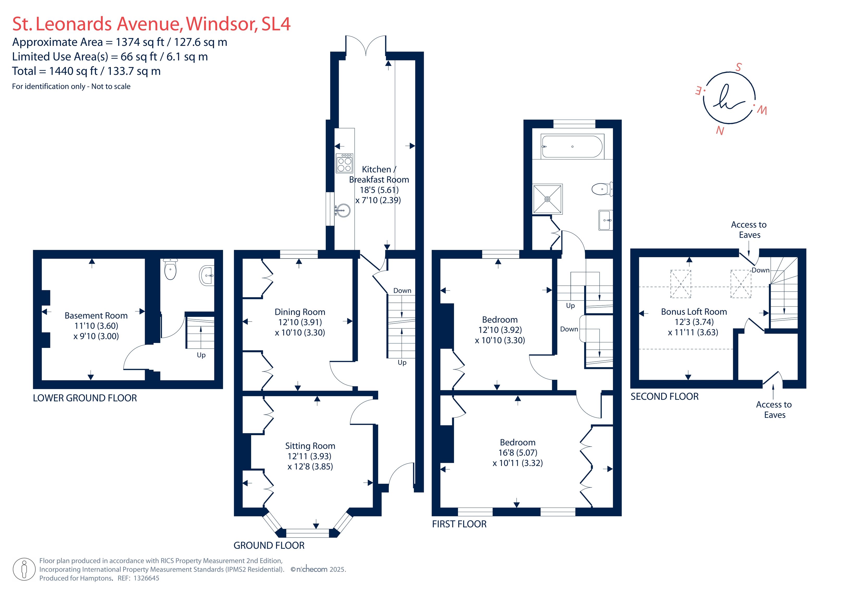 12, St. Leonards Avenue, Windsor floorplan